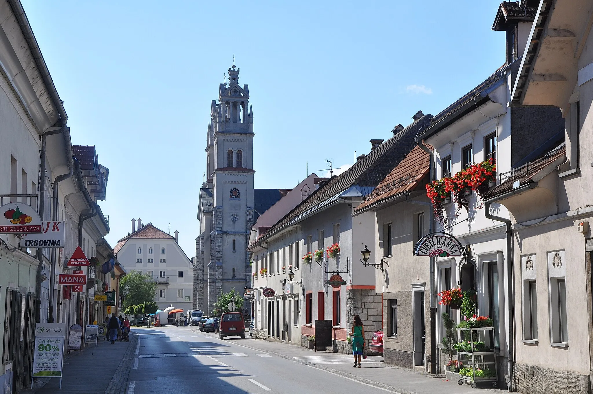 Photo showing: Ribnica, town in Slovenia
