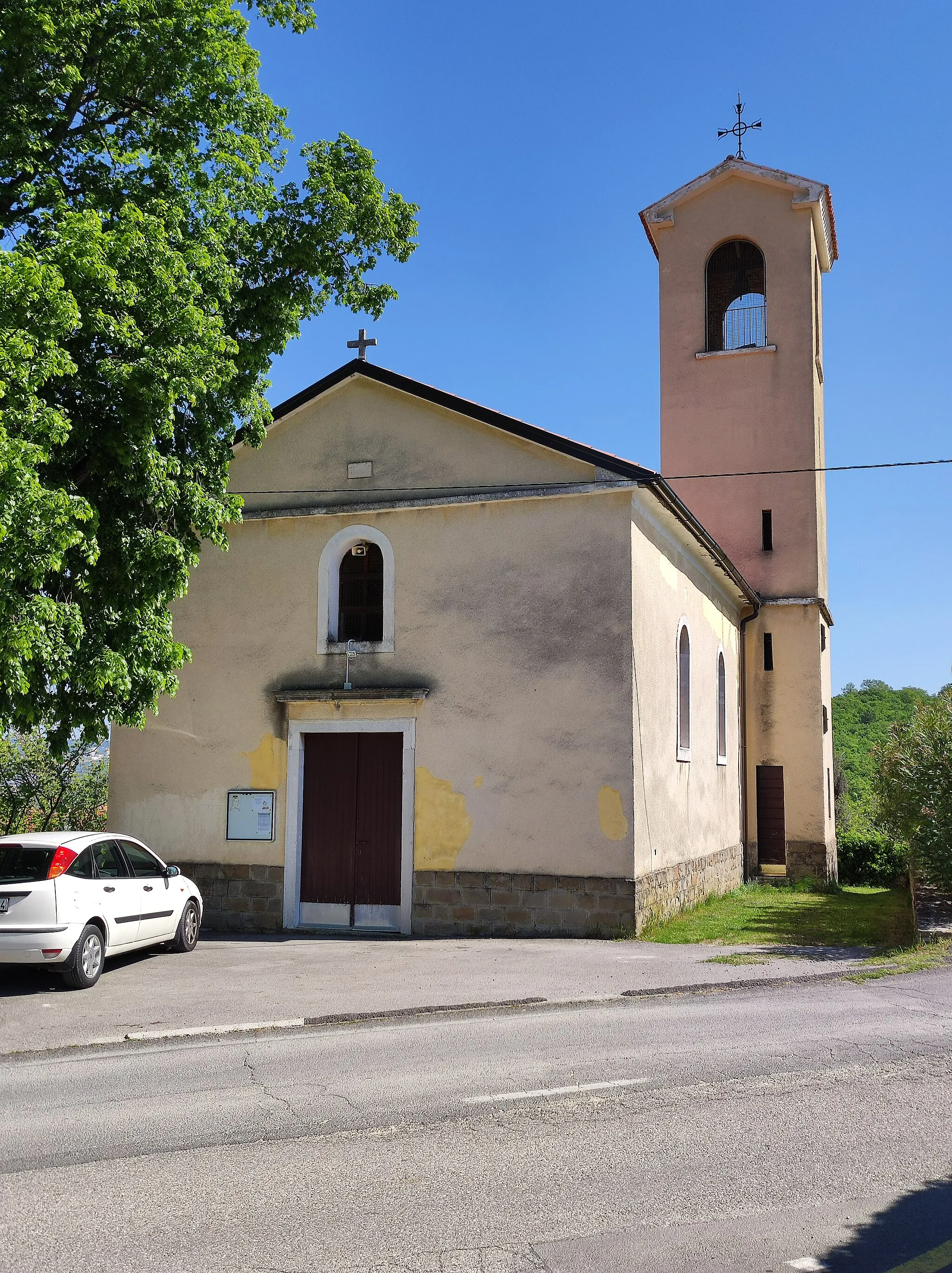 Photo showing: Christ the King church in Zgornje Škofije.