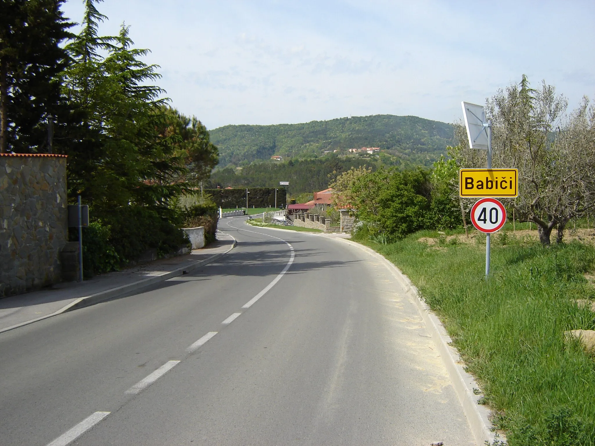 Photo showing: Village Babiči in Koper municipality