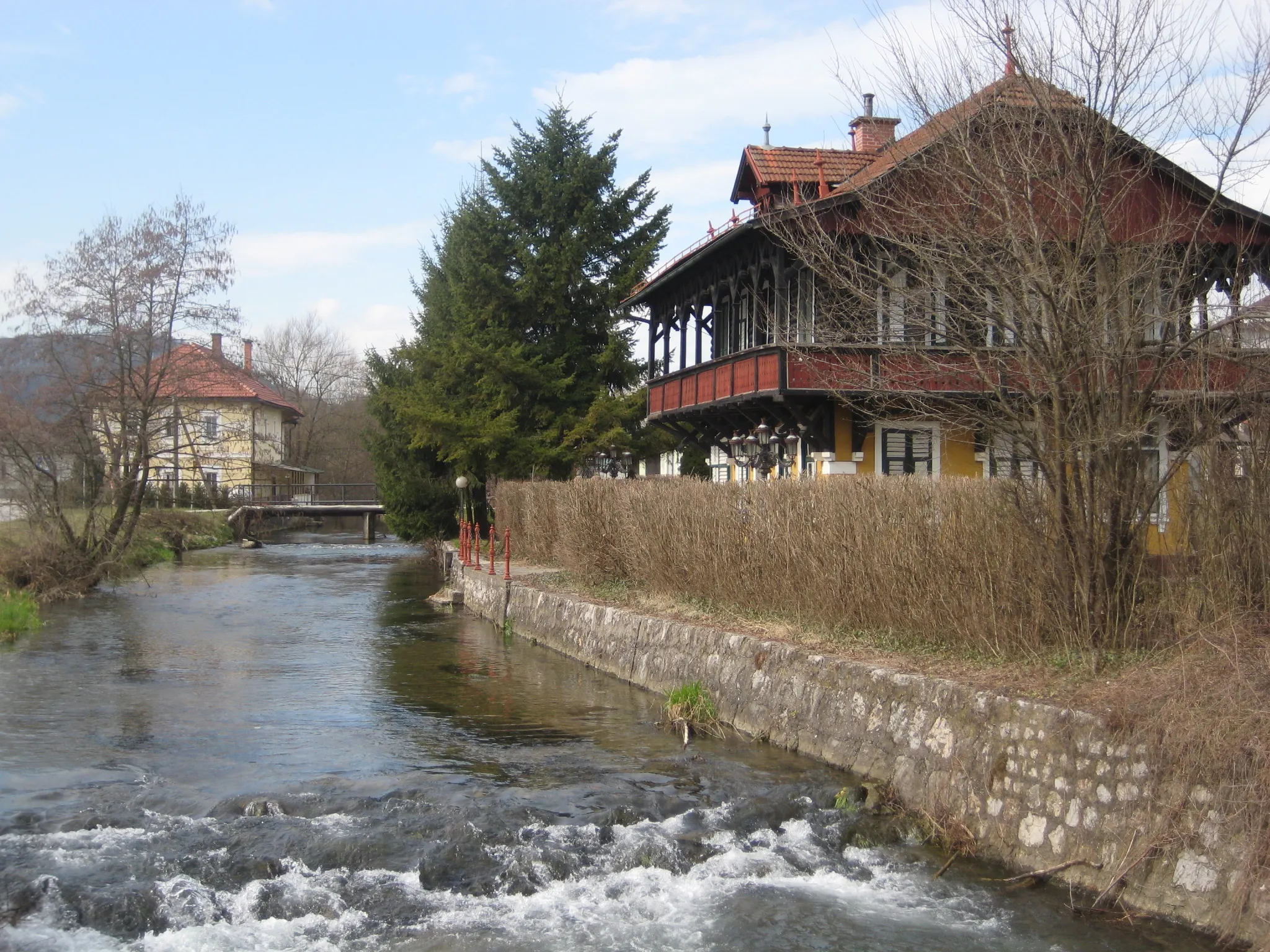 Photo showing: Gameljščica, river in Slovenia