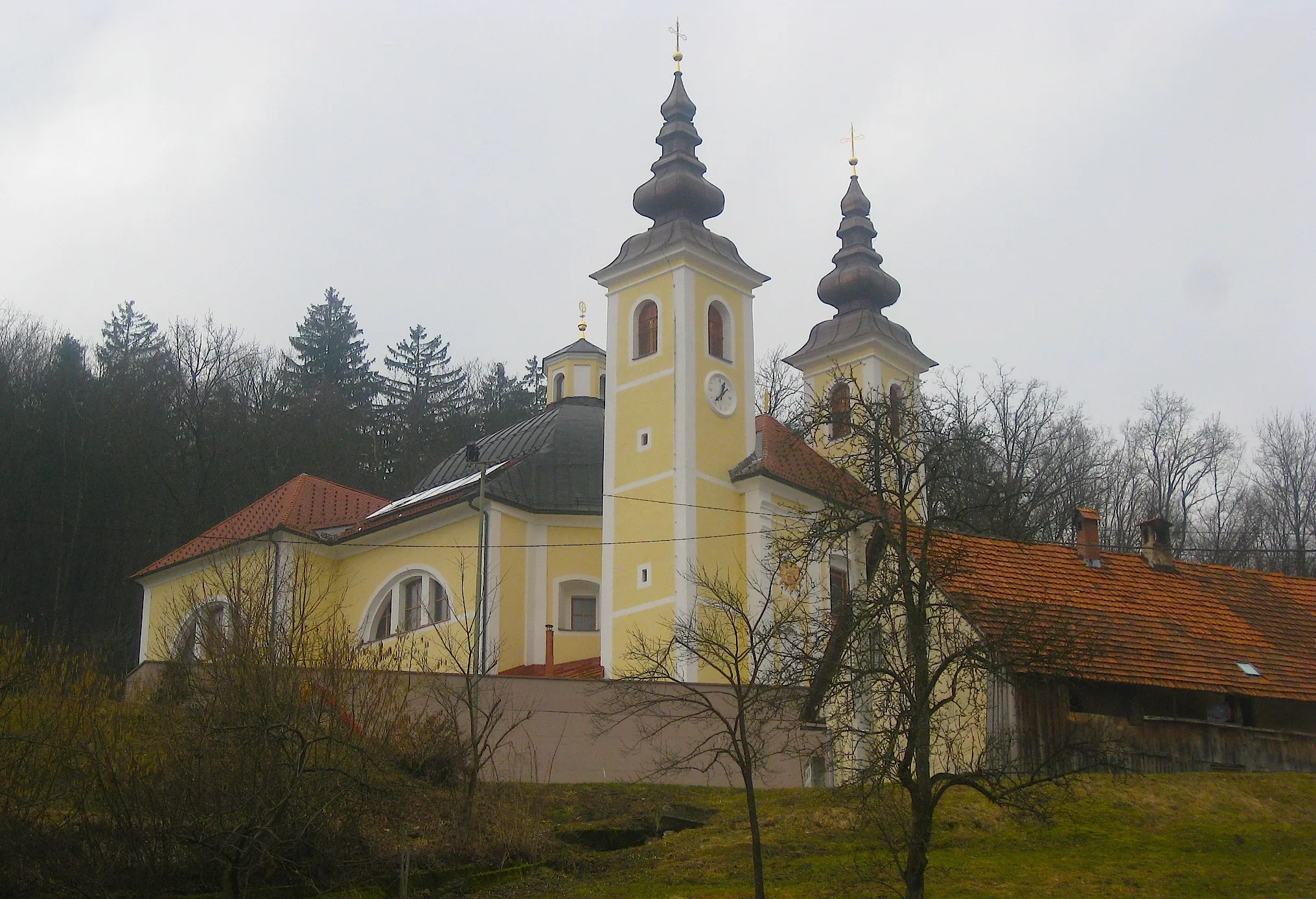 Photo showing: Tomišelj (church), village near Ljubljana