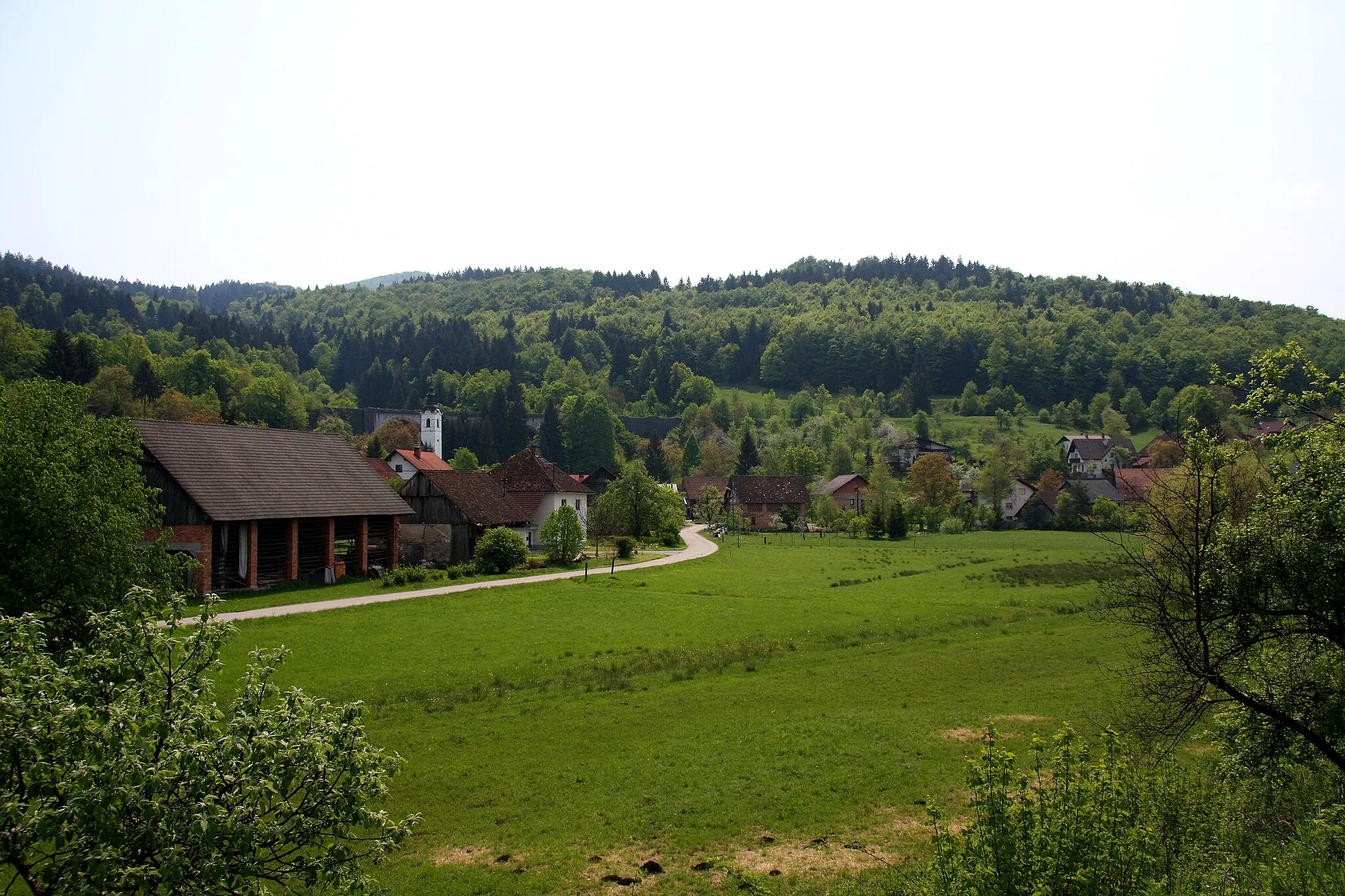 Photo showing: Pako, a village in Borovnica municipality, Slovenia