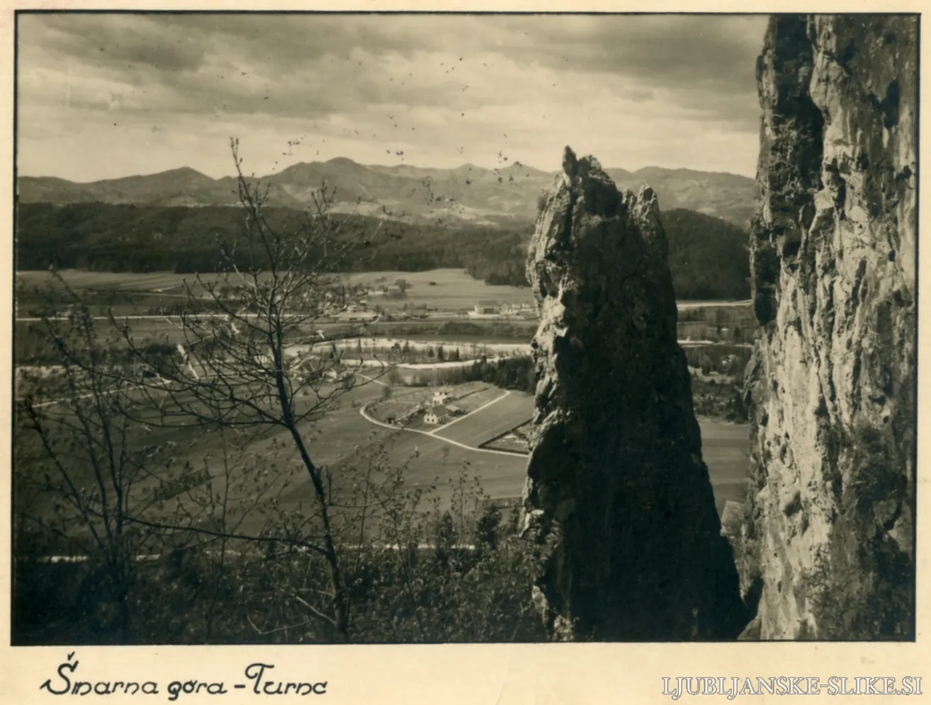 Photo showing: Razglednica Šmarne gore.