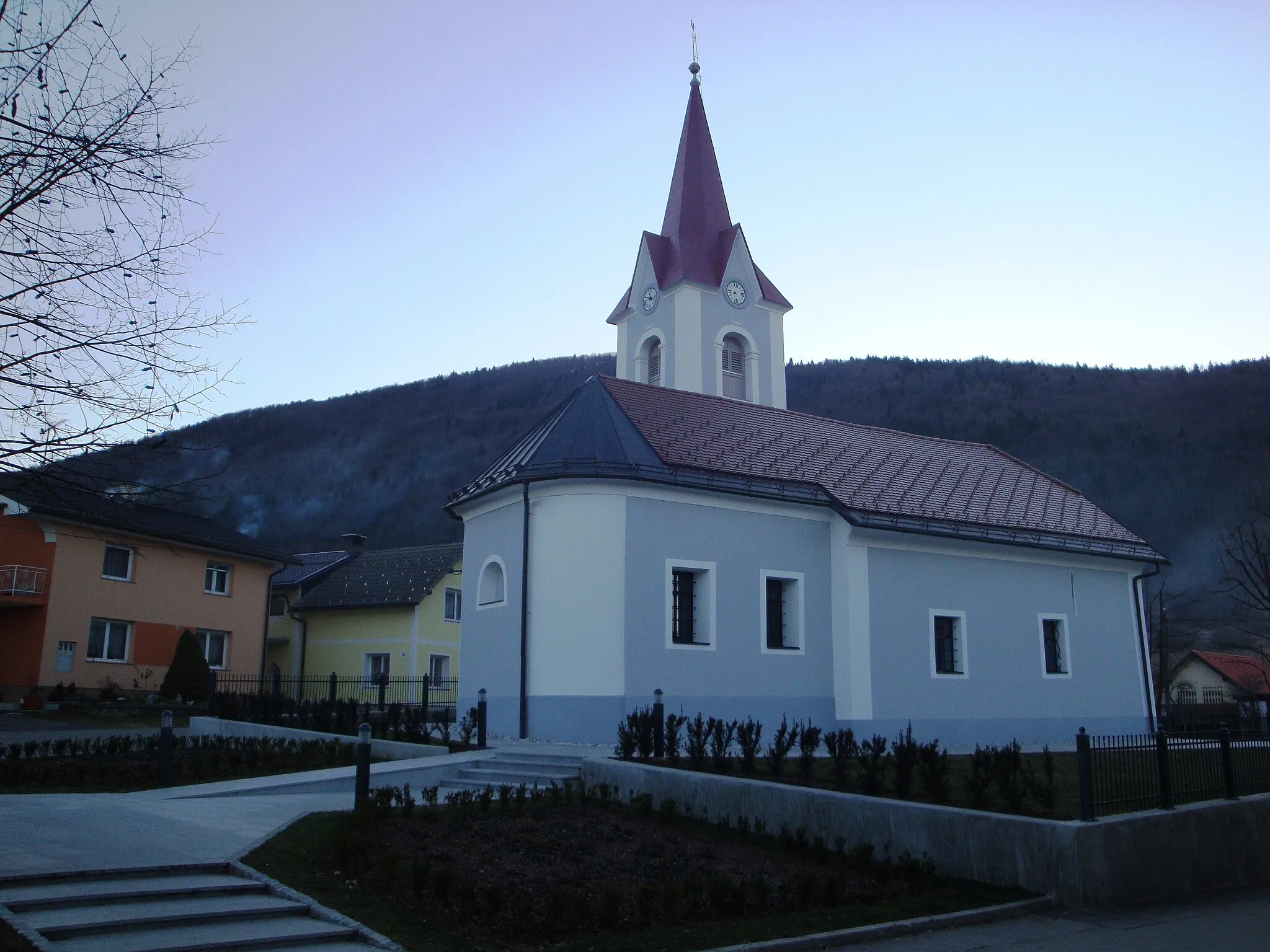 Photo showing: Church Sv. Vid, Kompolje, Slovenija