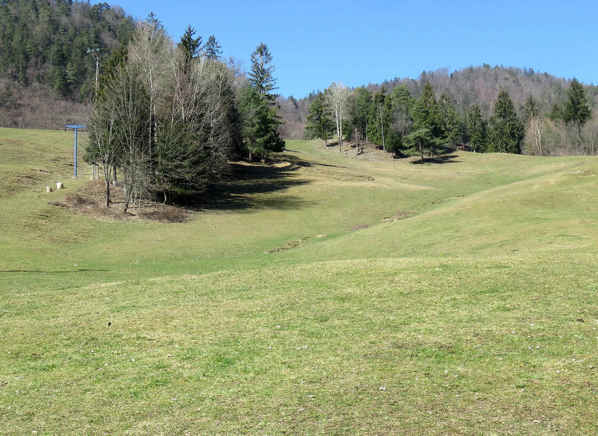 Photo showing: Krpin Ski Slope 3 Mass Grave in Begunje na Gorenjskem, Municipality of Radovljica, Slovenia