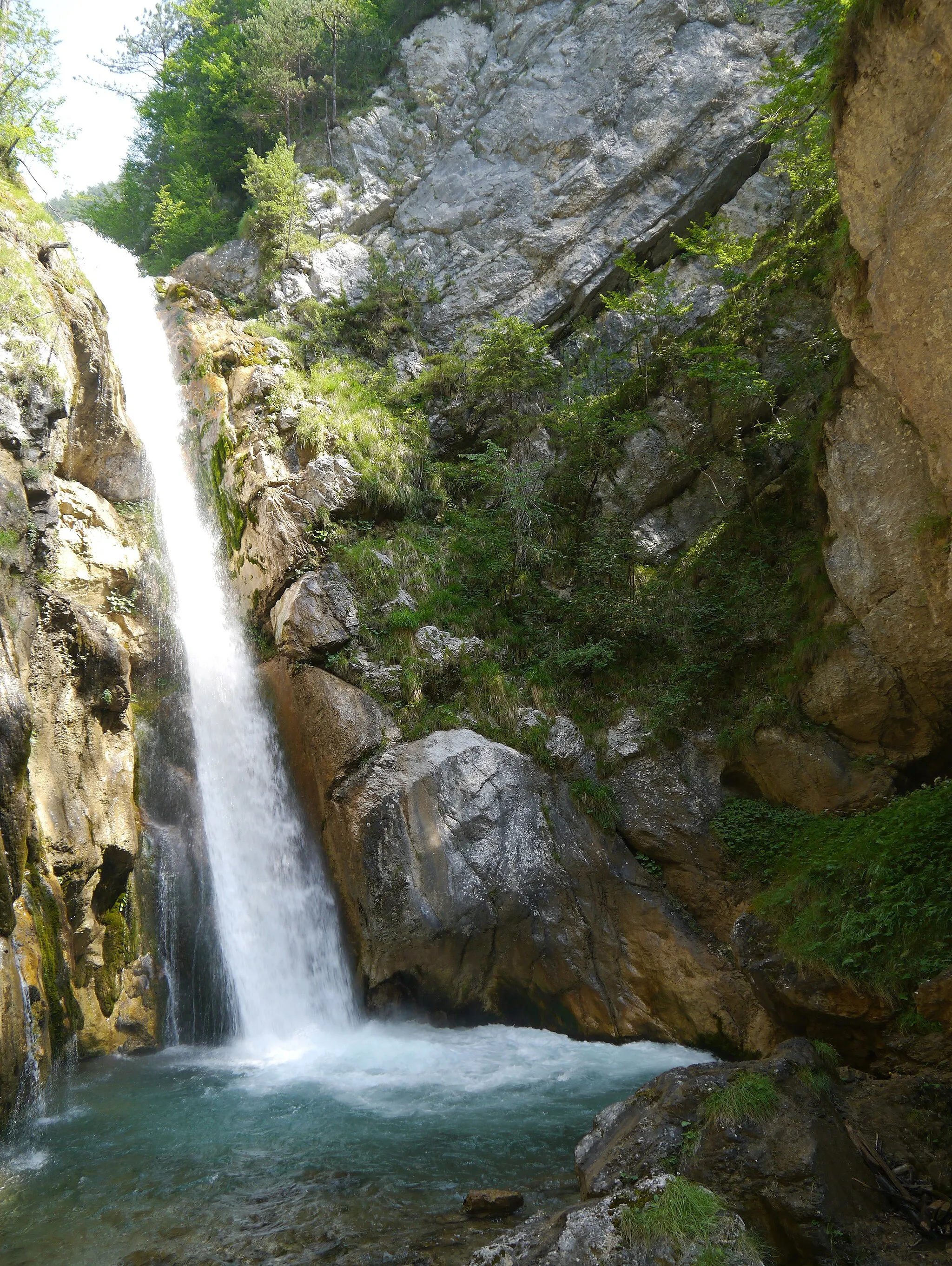 Photo showing: along Tscheppa Ravine near Ferlach, Carinthia