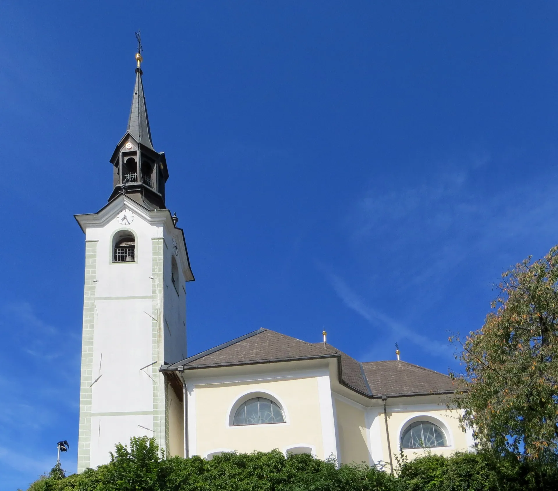 Photo showing: Saint John the Baptist Church in Kovor, Municipality of Tržič, Slovenia