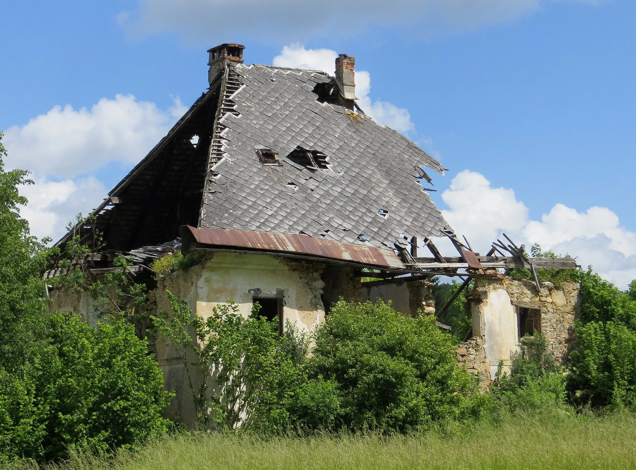 Photo showing: Rectory in Polom, Municipality of Kočevje, Slovenia