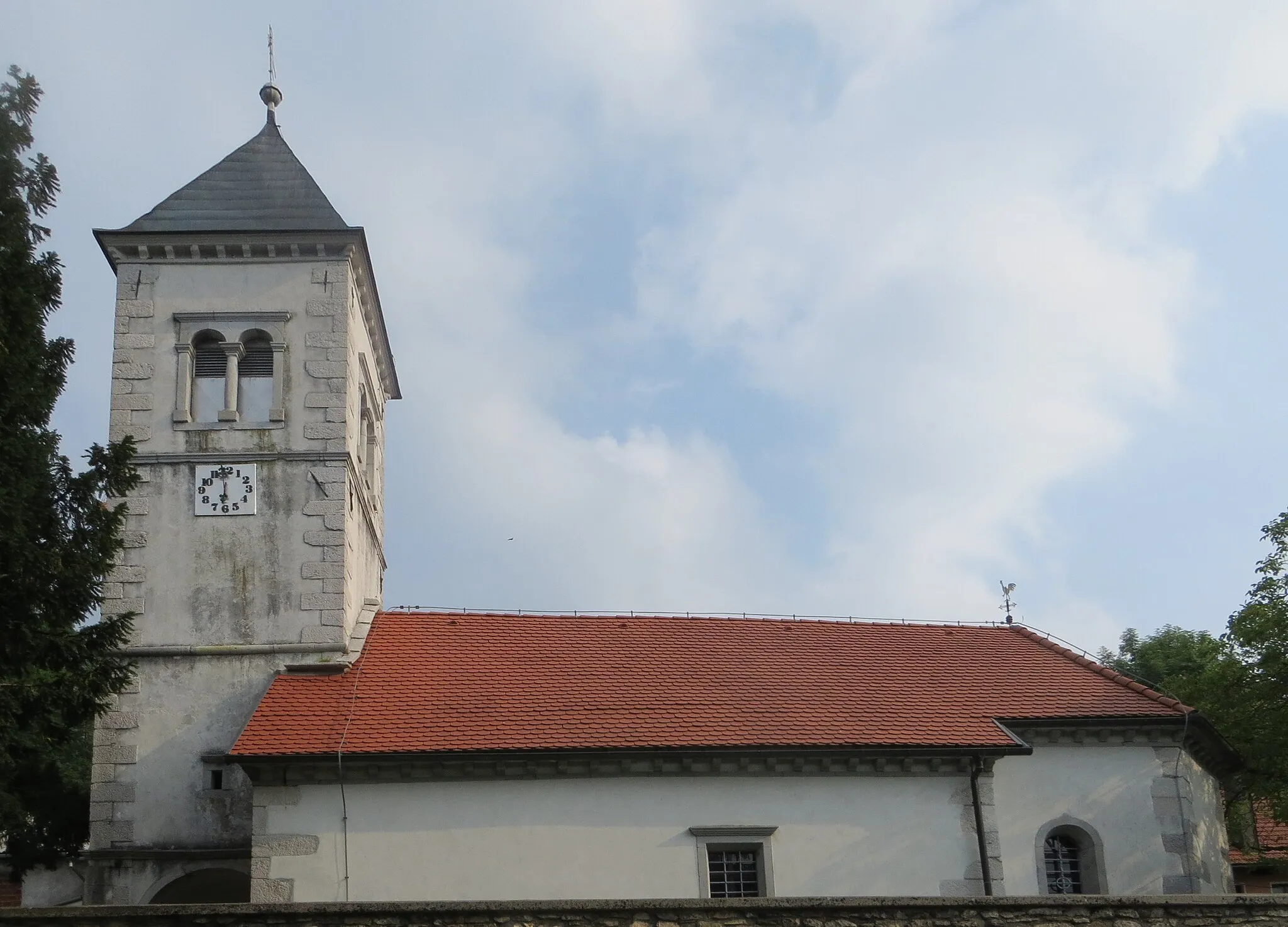 Photo showing: Holy Cross Church in Strane, Municipality of Postojna, Slovenia