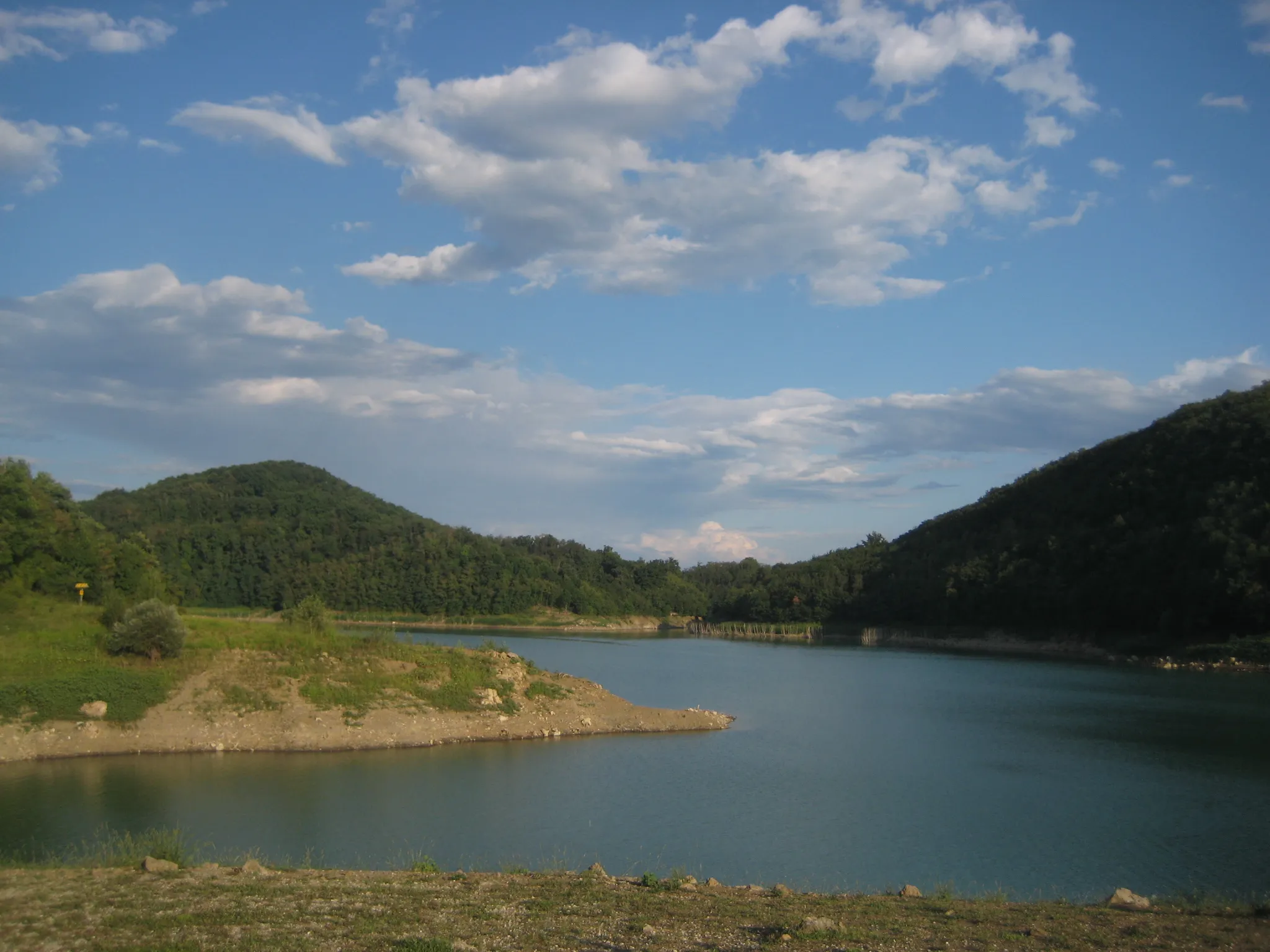 Photo showing: Vogršček lake, Slovenia