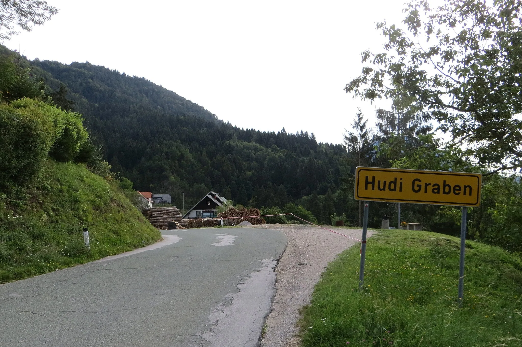 Photo showing: Hudi Graben, Municipality of Tržič, Slovenia