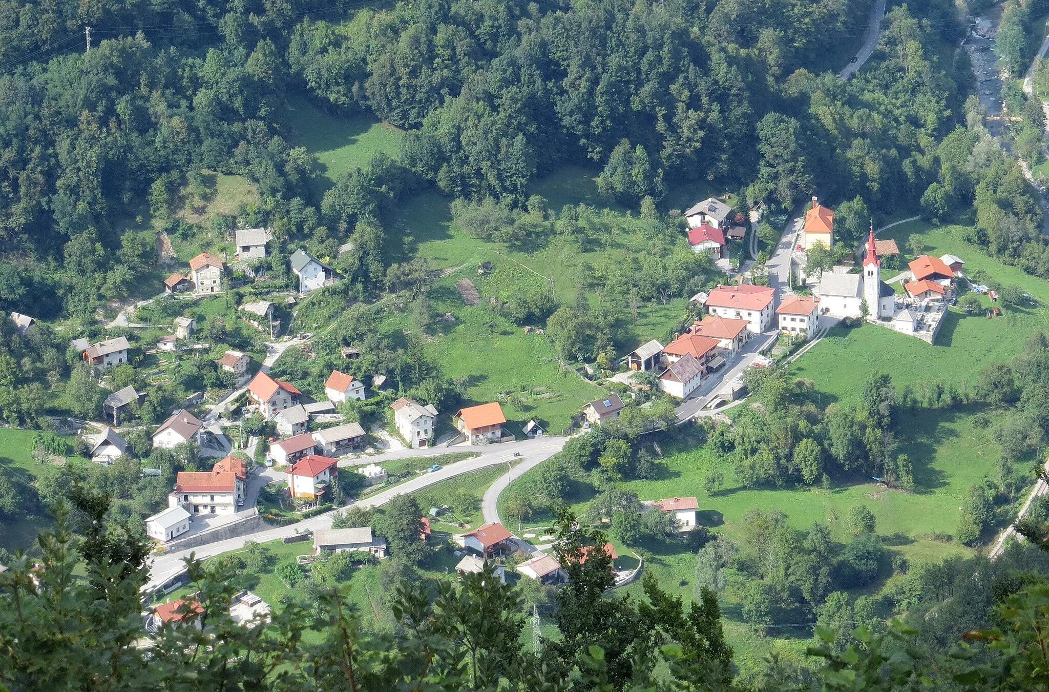 Photo showing: Grahovo ob Bači, Municipality of Tolmin, Slovenia