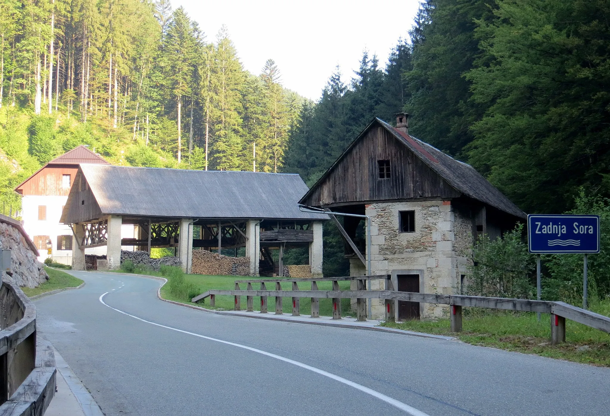 Photo showing: The hamlet of Zgaga in Davča, Municipality of Železniki, Slovenia