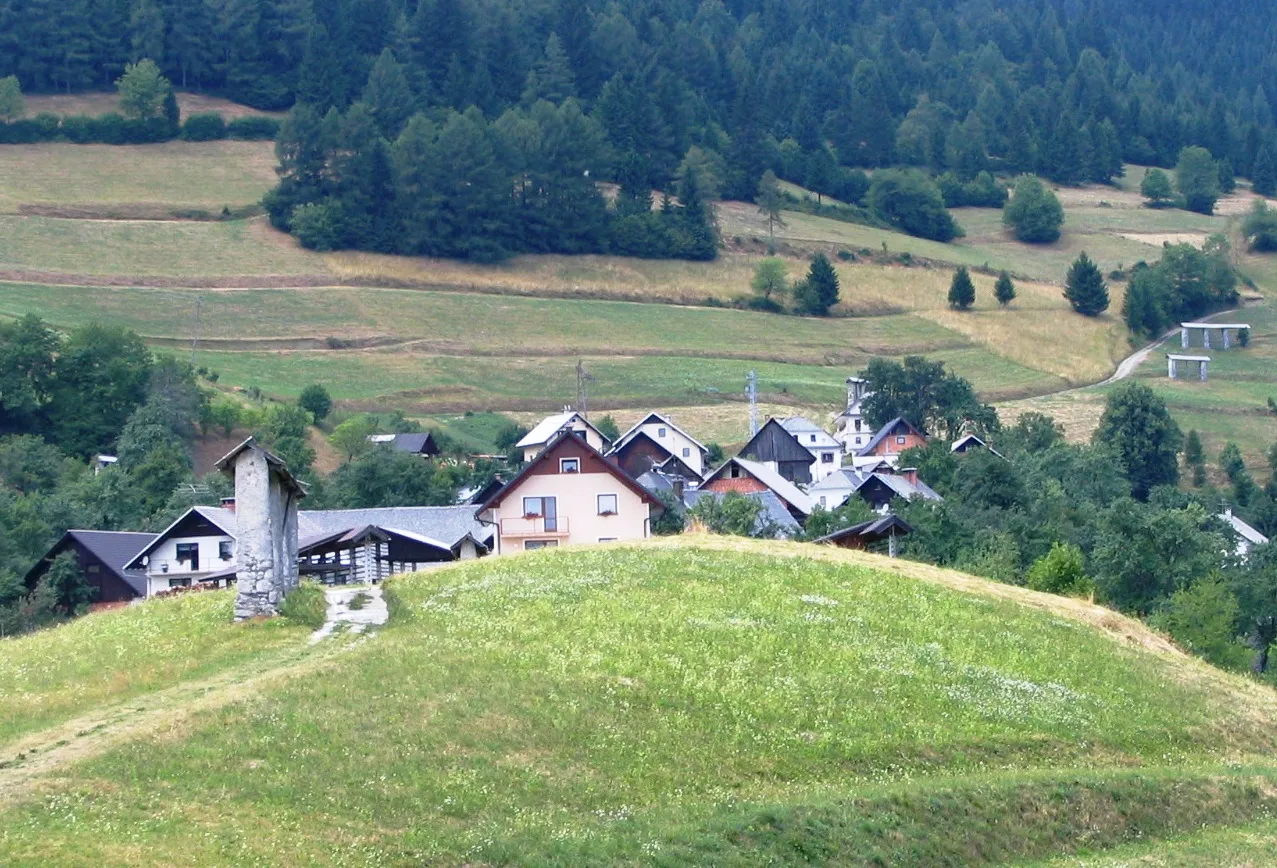 Photo showing: Spodnje Danje, Municipality of Železniki, Slovenia