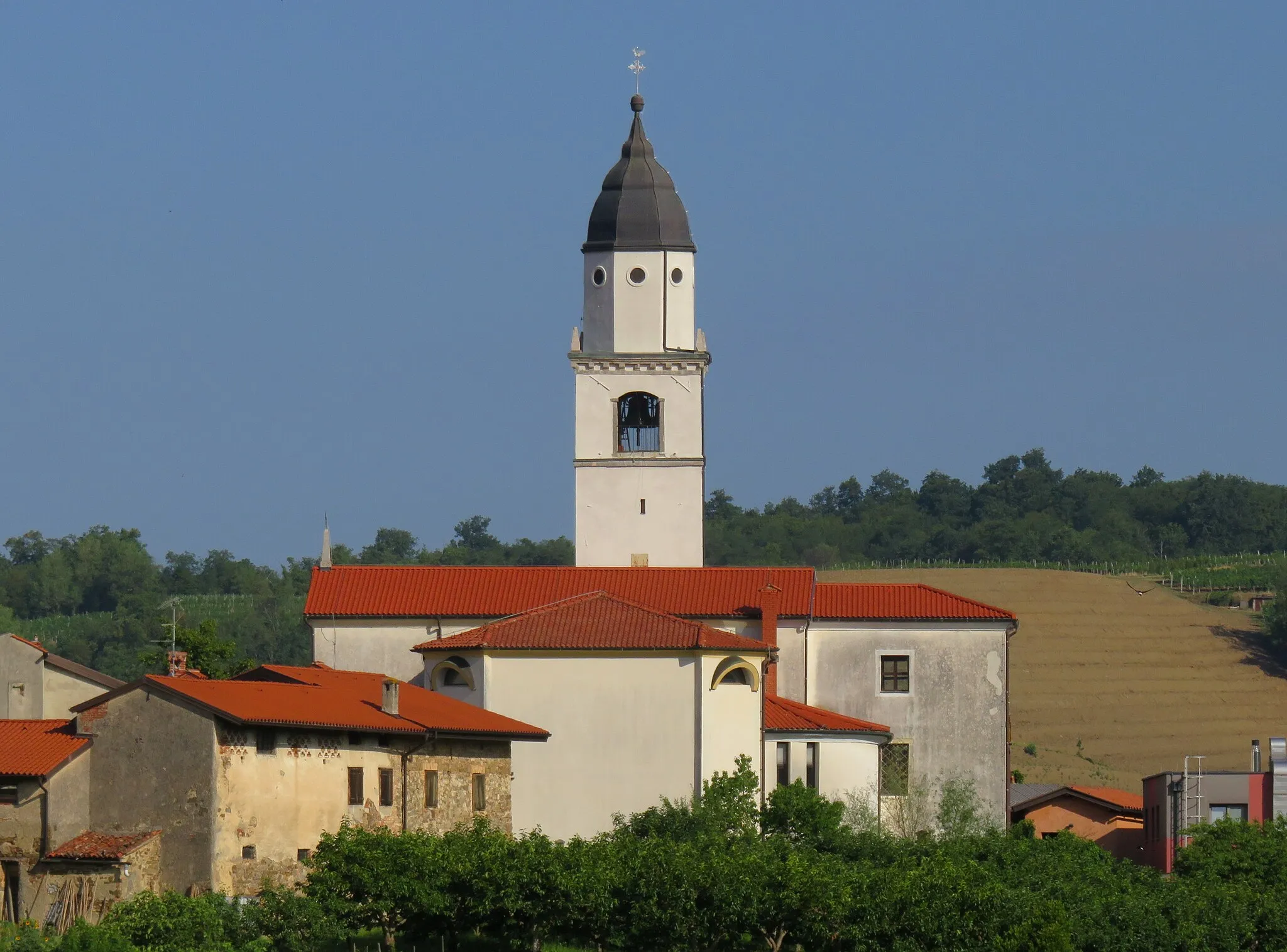 Photo showing: Prophet Daniel Church in Dornberk, Municipality of Nova Gorica, Slovenia