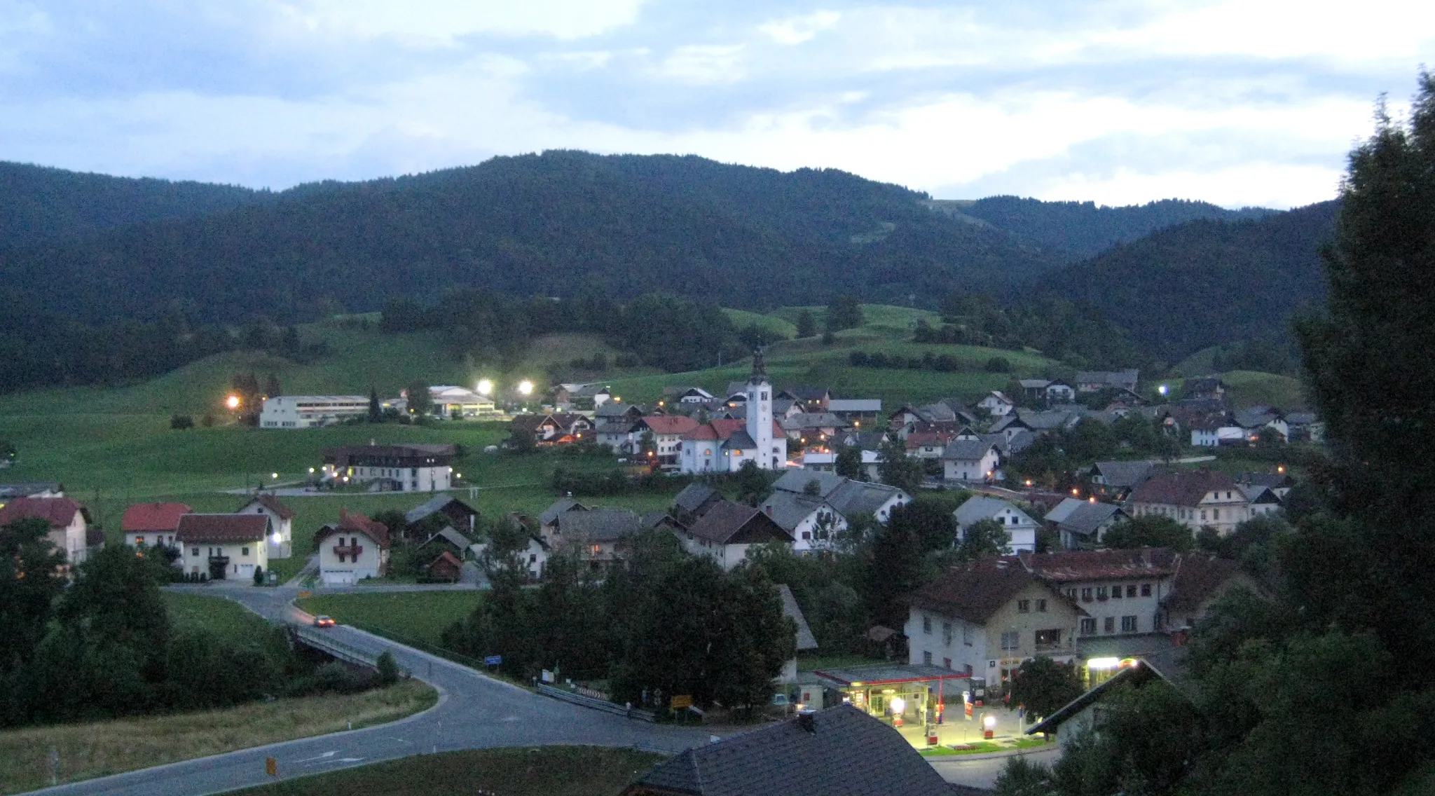 Photo showing: Gorenja Vas, Poljanska dolina; village in Slovenia