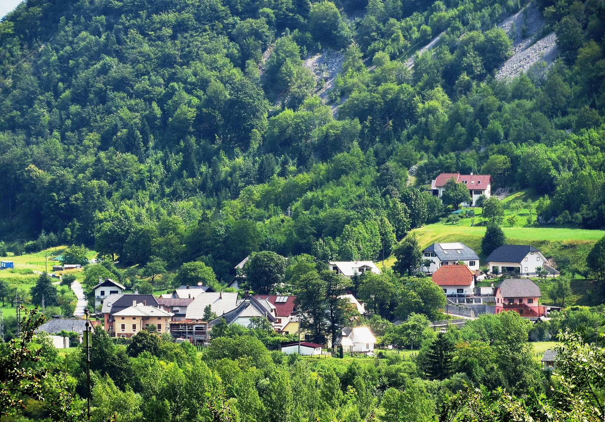 Photo showing: Log Čezsoški, Municipality of Bovec, Slovenia