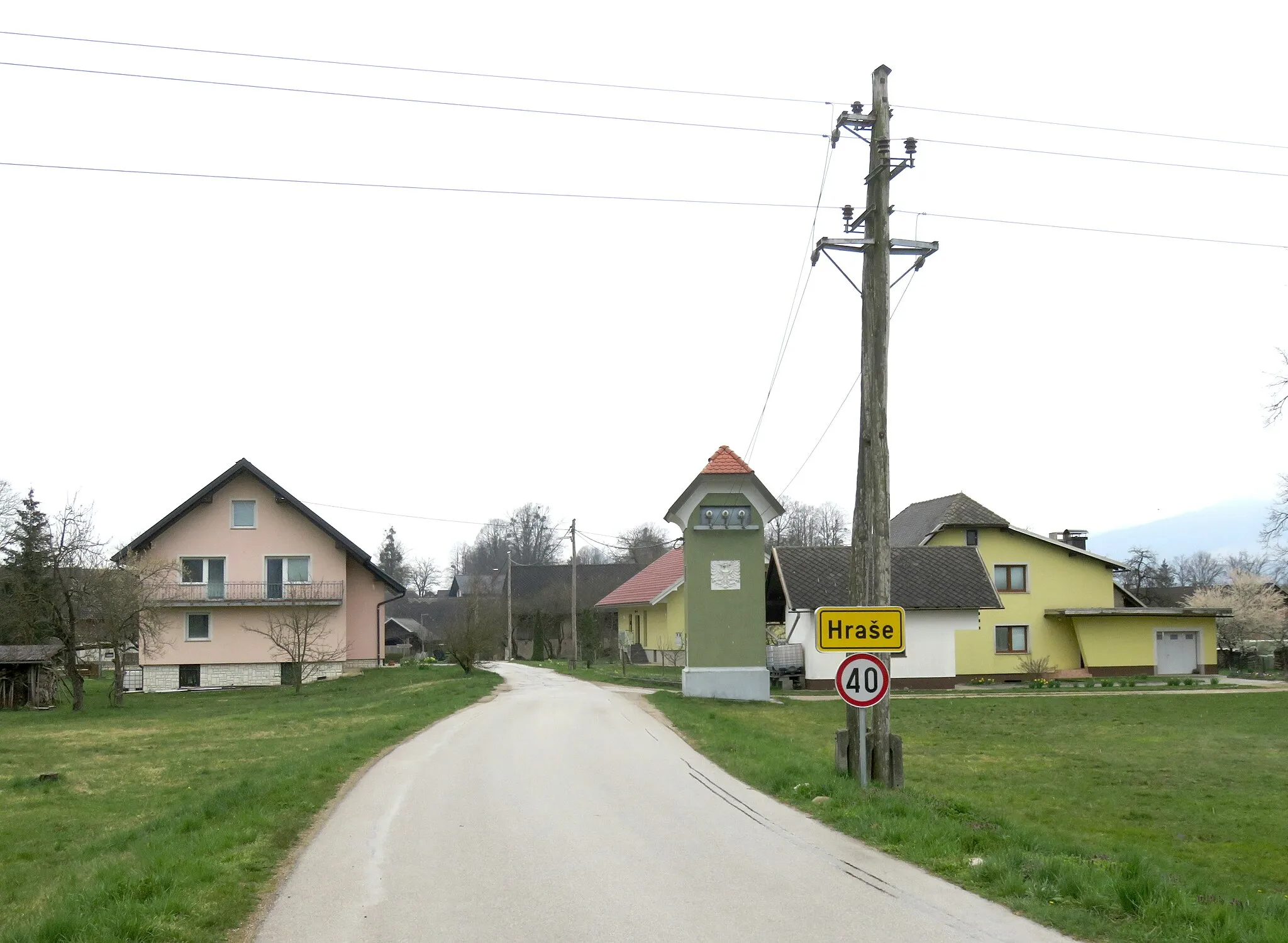 Photo showing: Hraše, Municipality of Radovljica, Slovenia