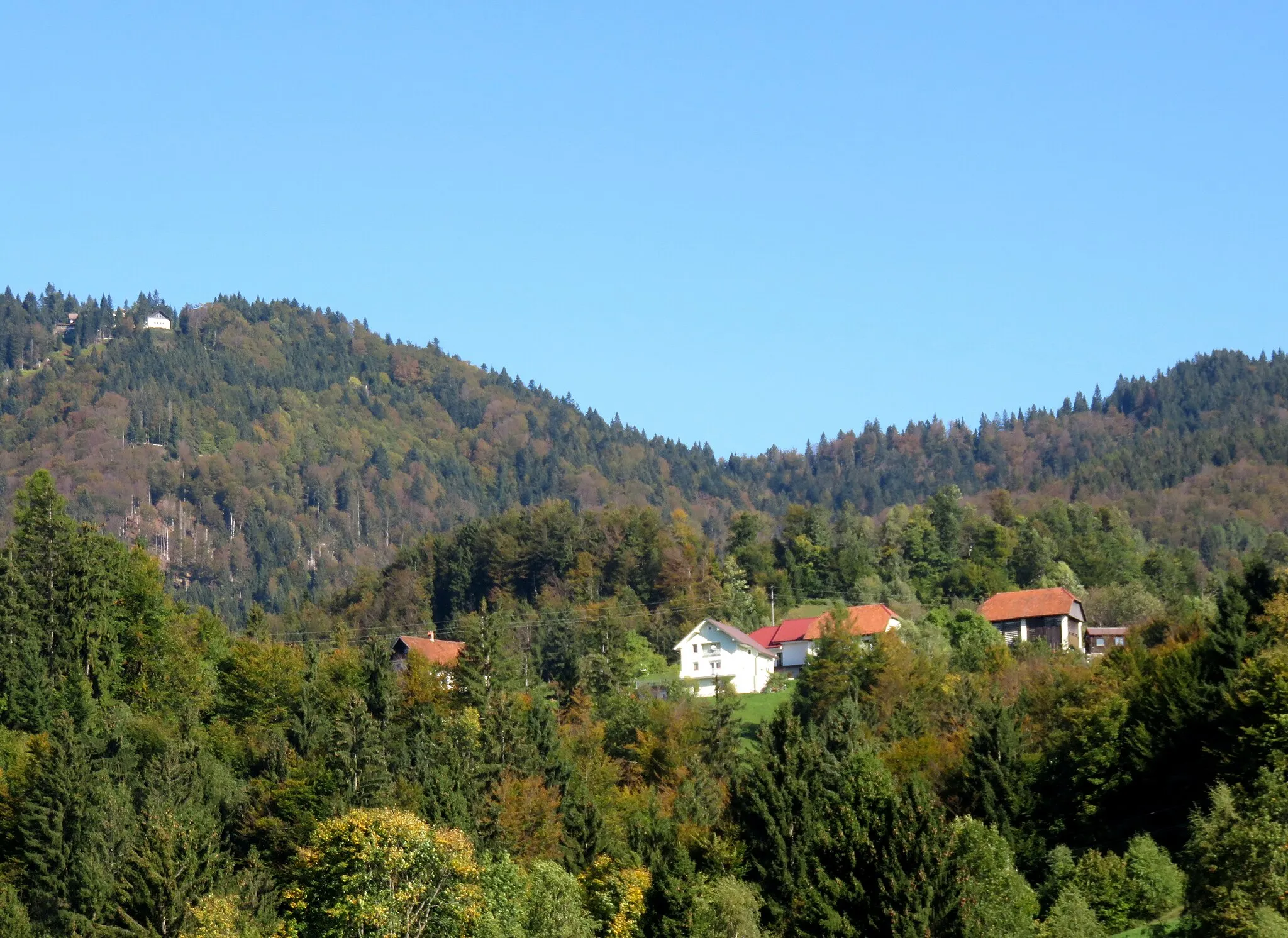 Photo showing: The Verčič farm in Robidnica, Municipality of Gorenja Vas–Poljane, Slovenia