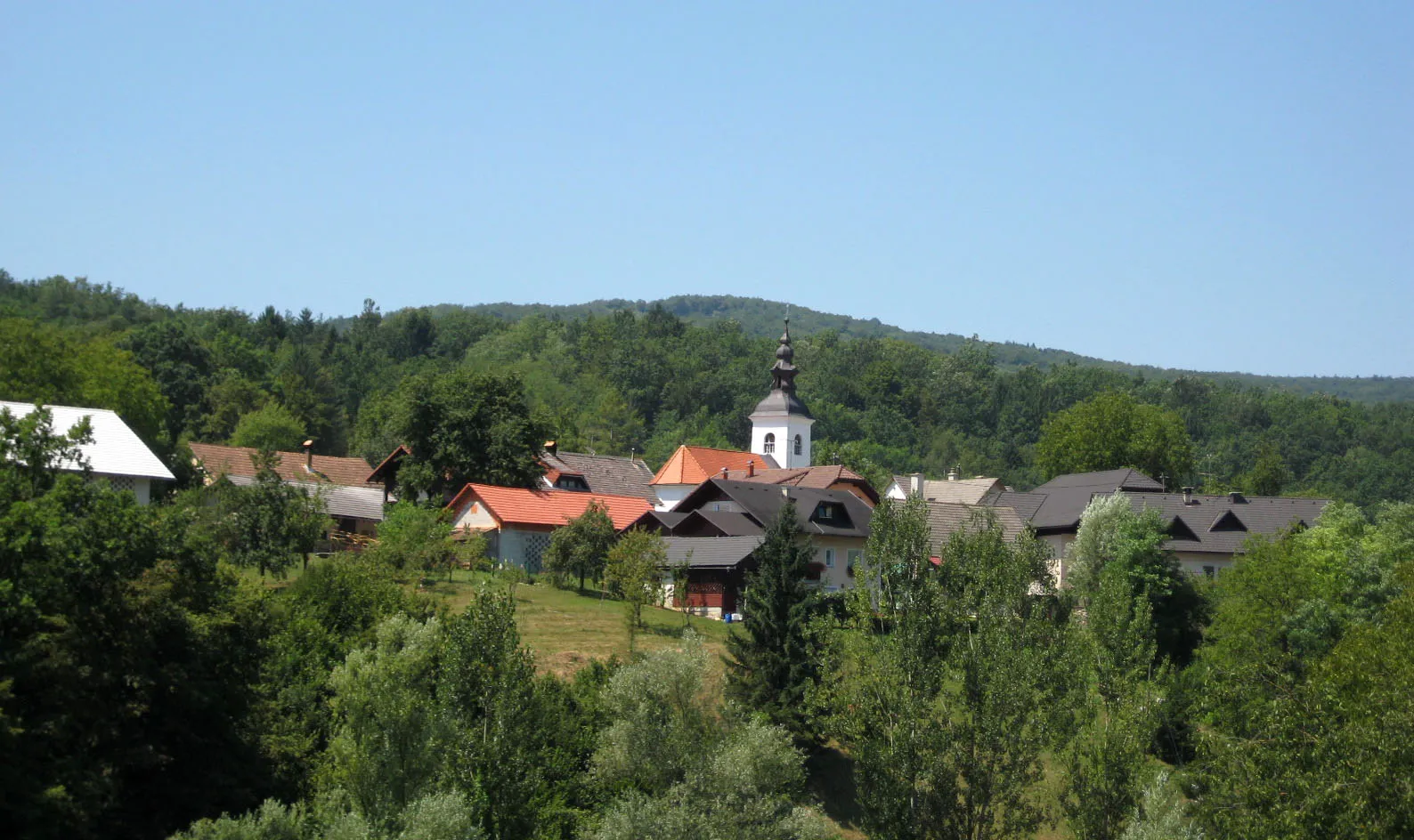 Photo showing: Stavča Vas, village near Žužemberk, Slovenia