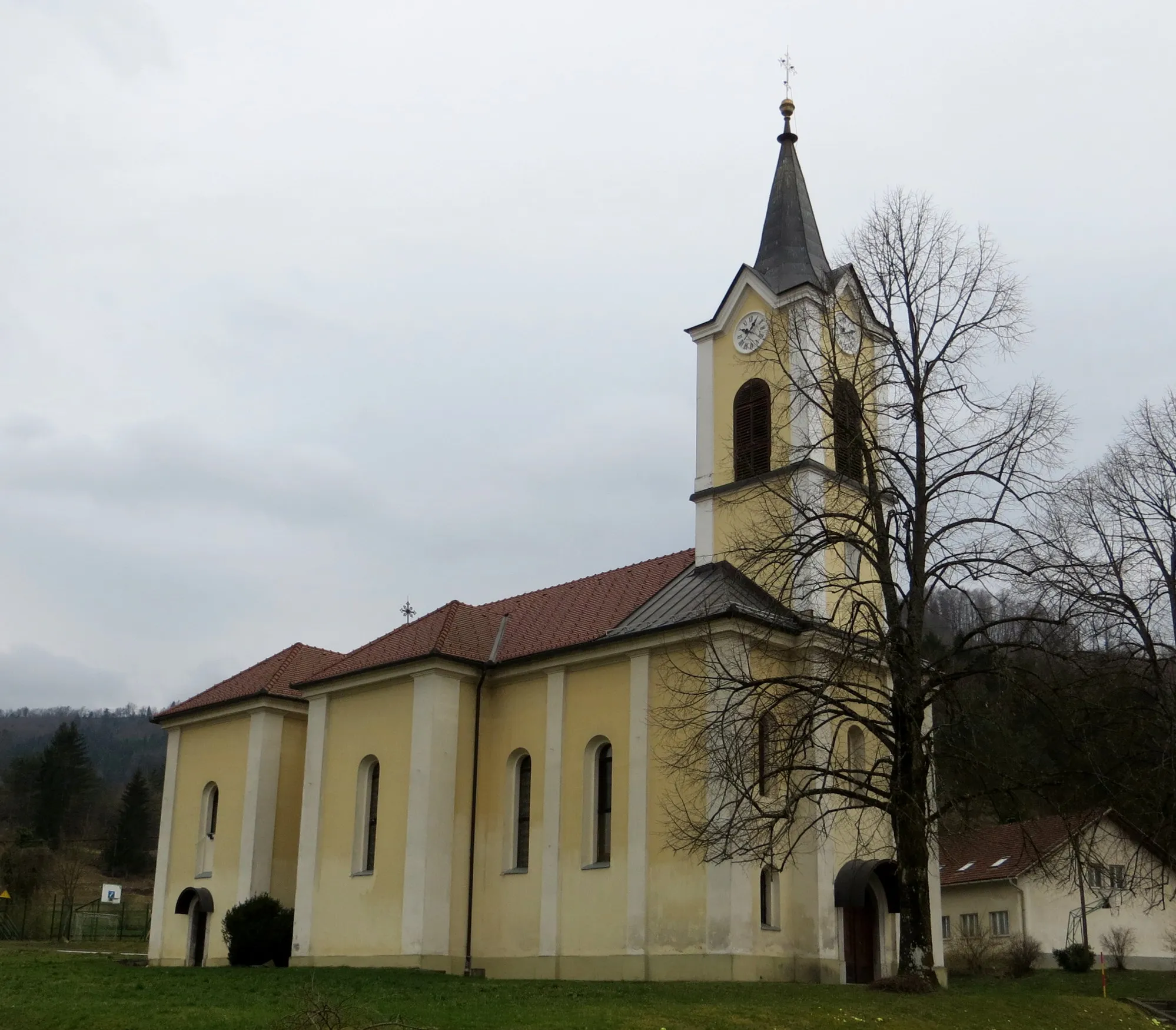 Photo showing: Saint Vitus's Church in Želimlje, Municipality of Škofljica, Slovenia