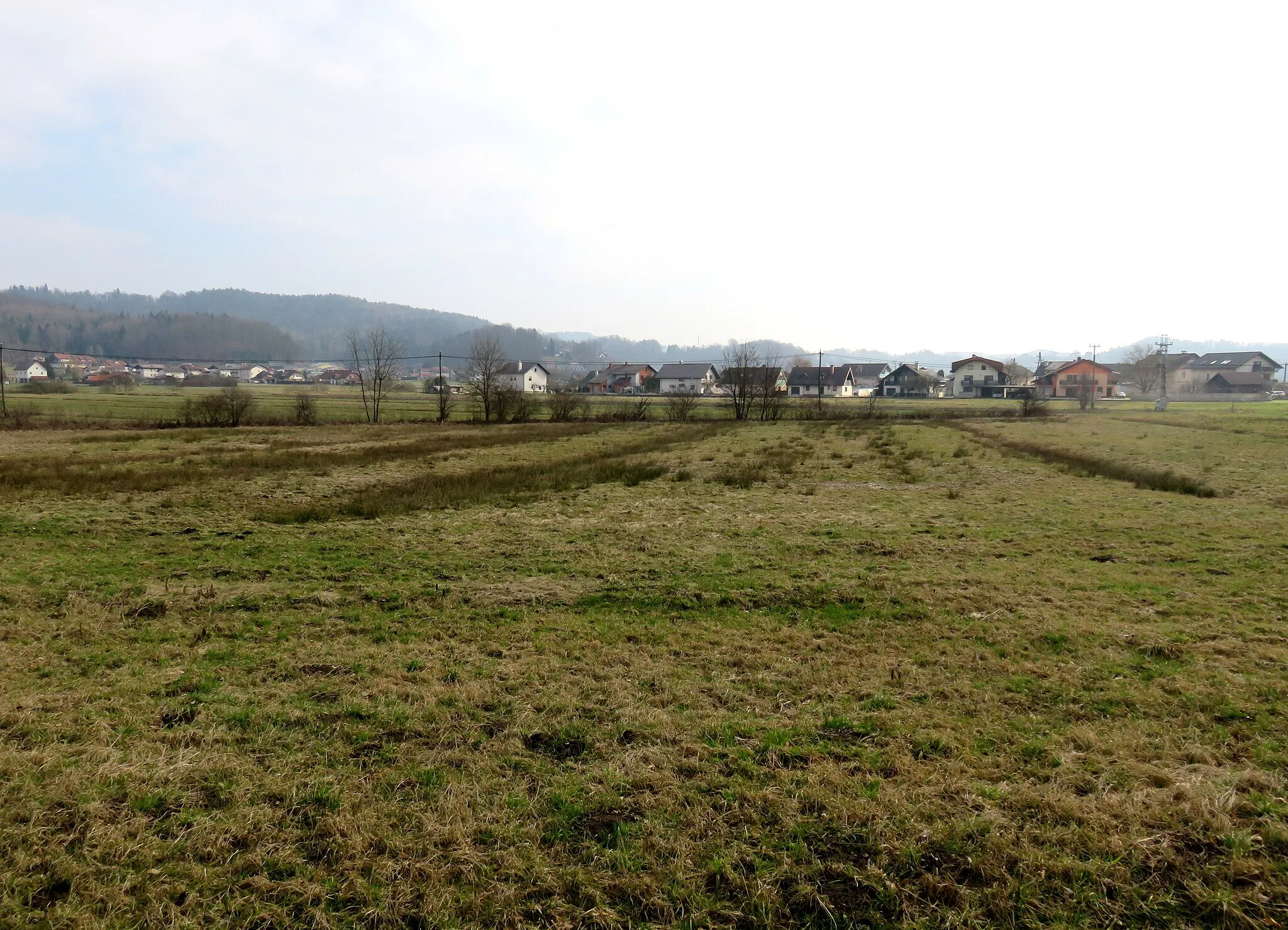 Photo showing: Former peat bed in Babna Gorica, Municipality of Škofljica, Slovenia