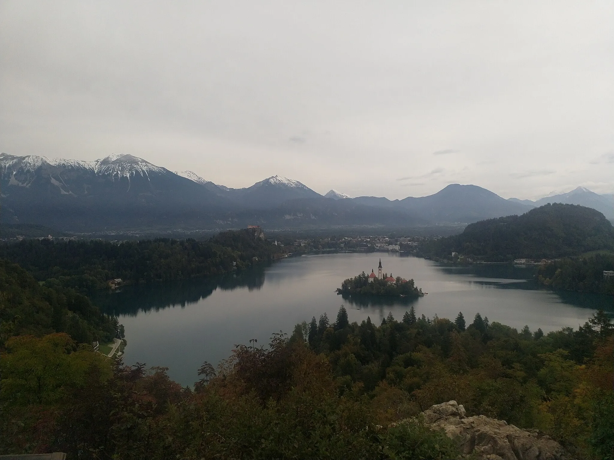 Photo showing: Ojstrica - Blick auf den Bleder See