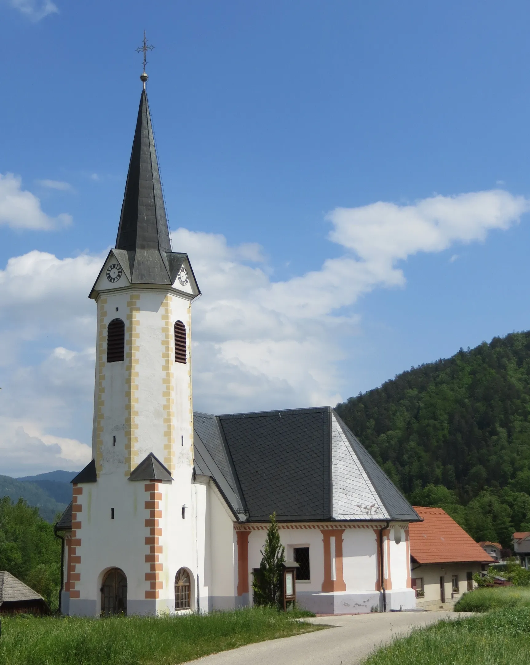 Photo showing: Saint Catherine's Church in Breg pri Litiji, Municipality of Litija, Slovenia