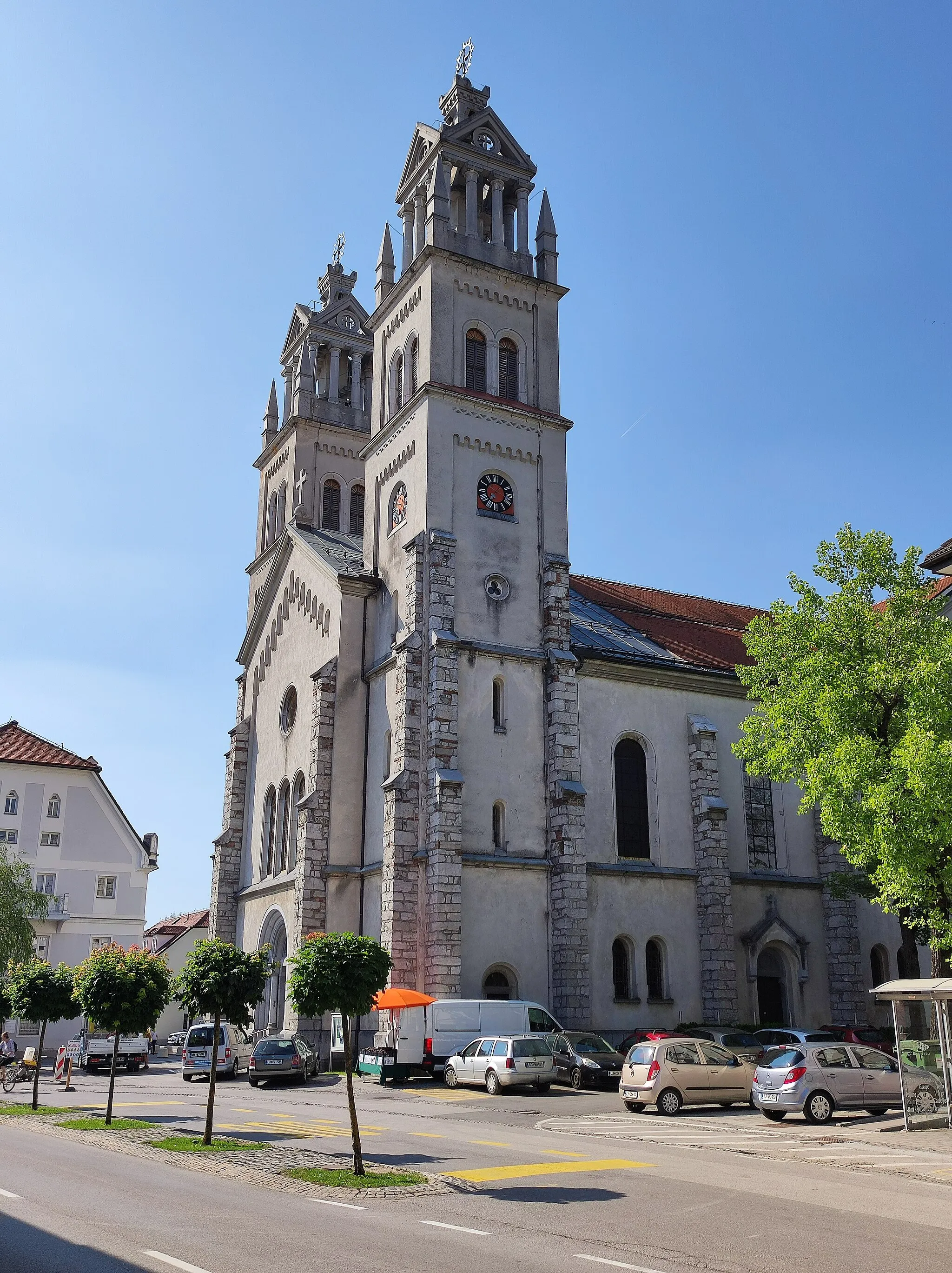 Photo showing: St. Stephen's church in Ribnica.