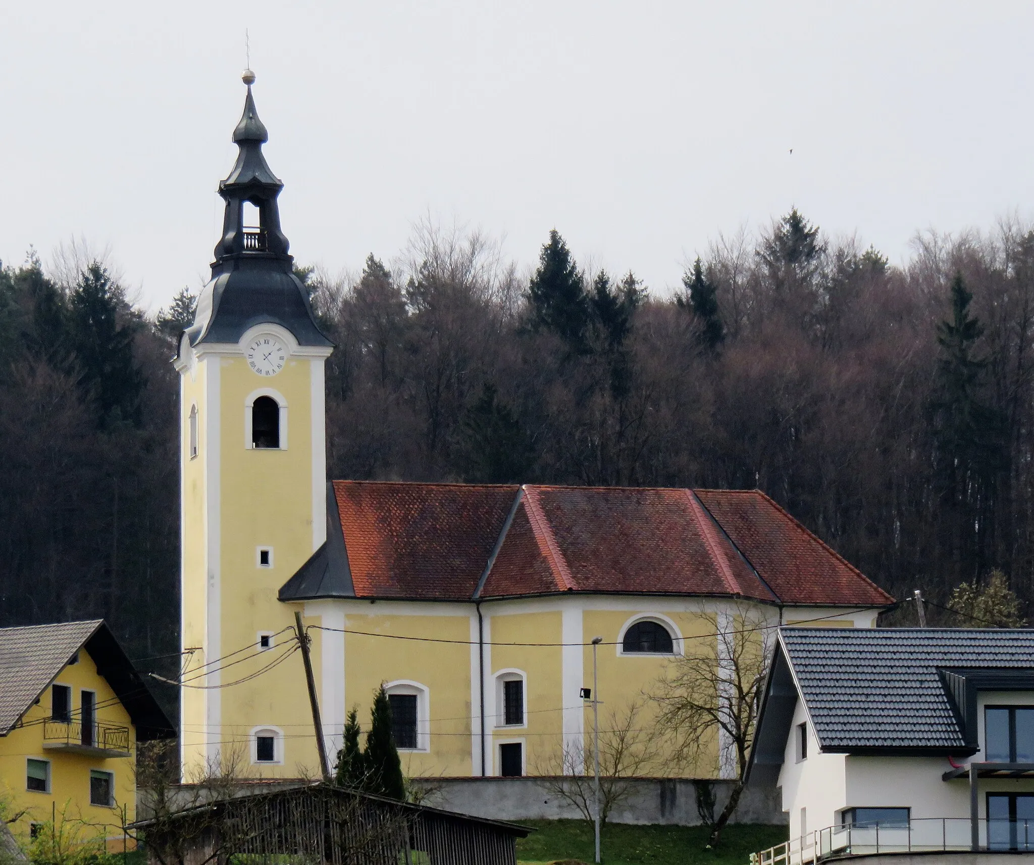 Photo showing: Saint Lawrence's Church in Gorenje, Spodnje Koseze, Municipality of Lukovica, Slovenia