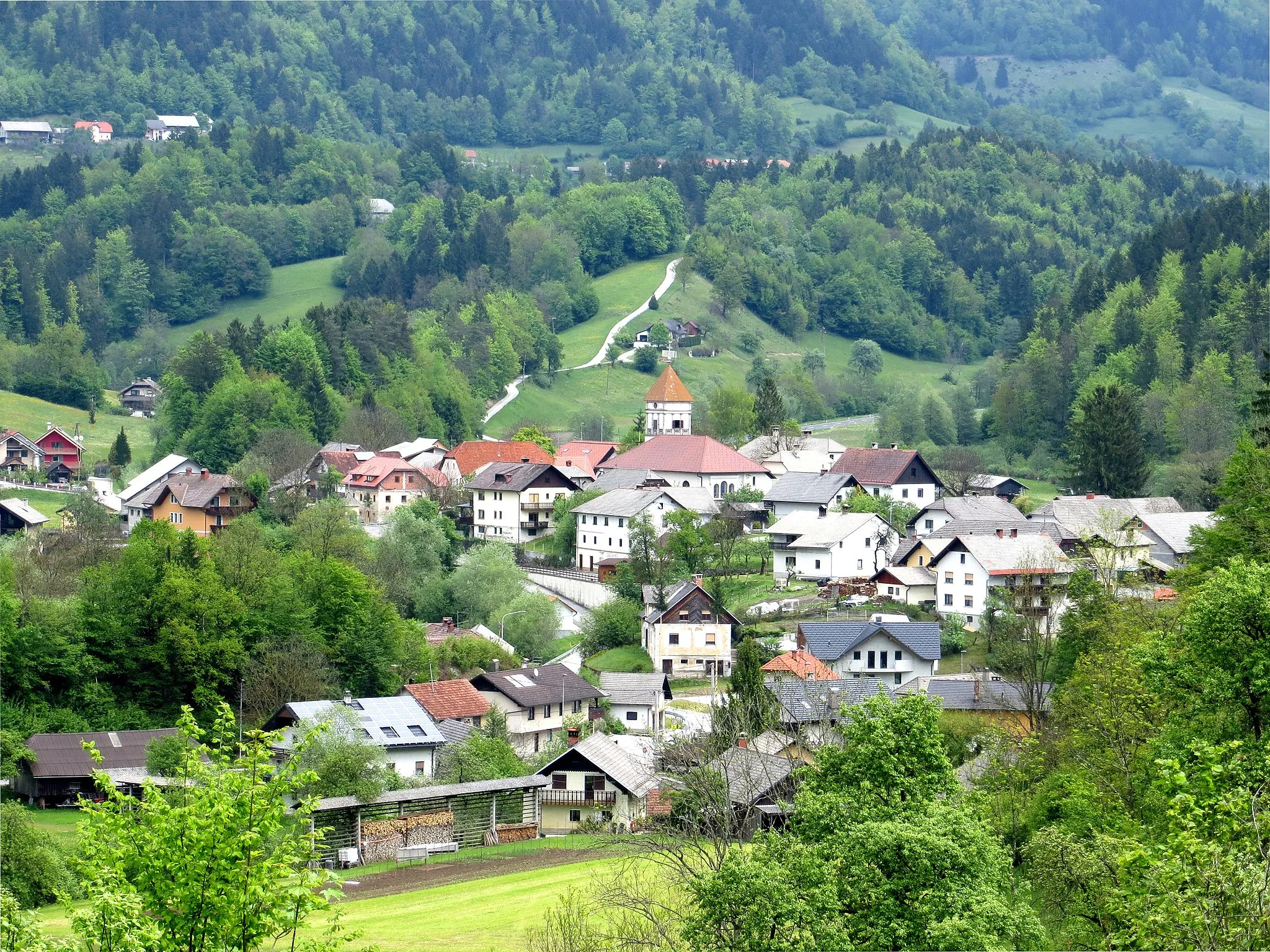 Photo showing: Šmartno v Tuhinju, Municipality of Kamnik, Slovenia