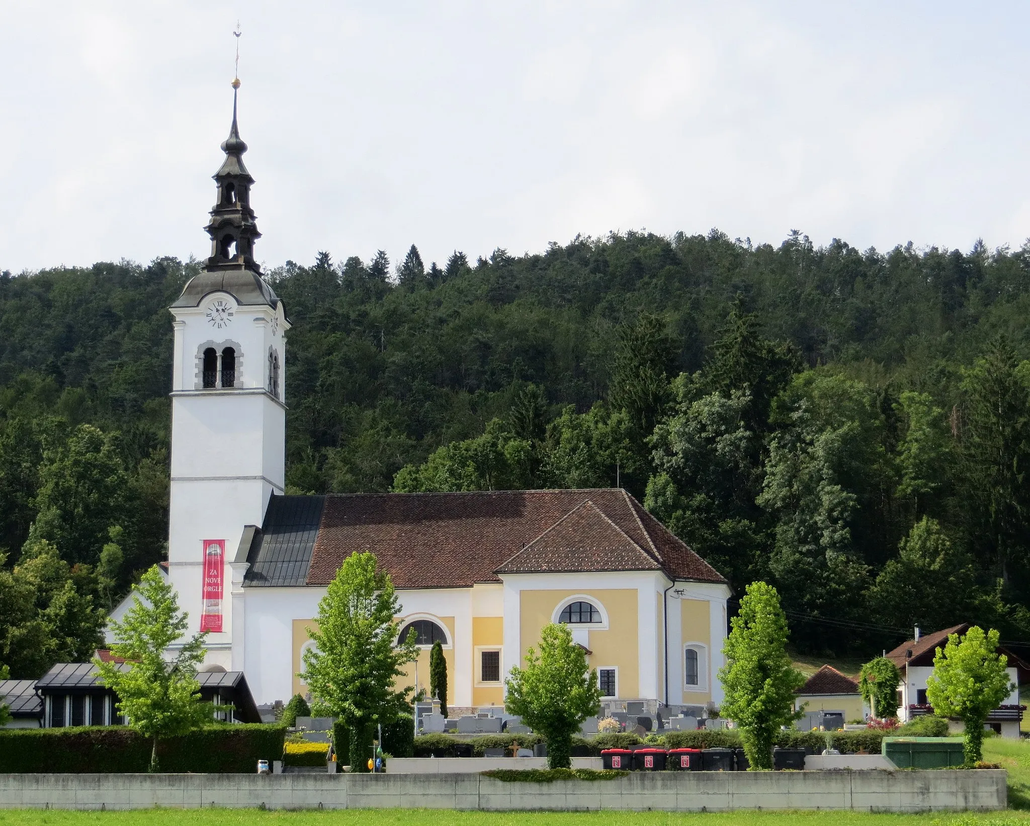 Photo showing: Saint Anthony the Great Church in Brezovica pri Ljubljani, Municipality of Brezovica, Slovenia