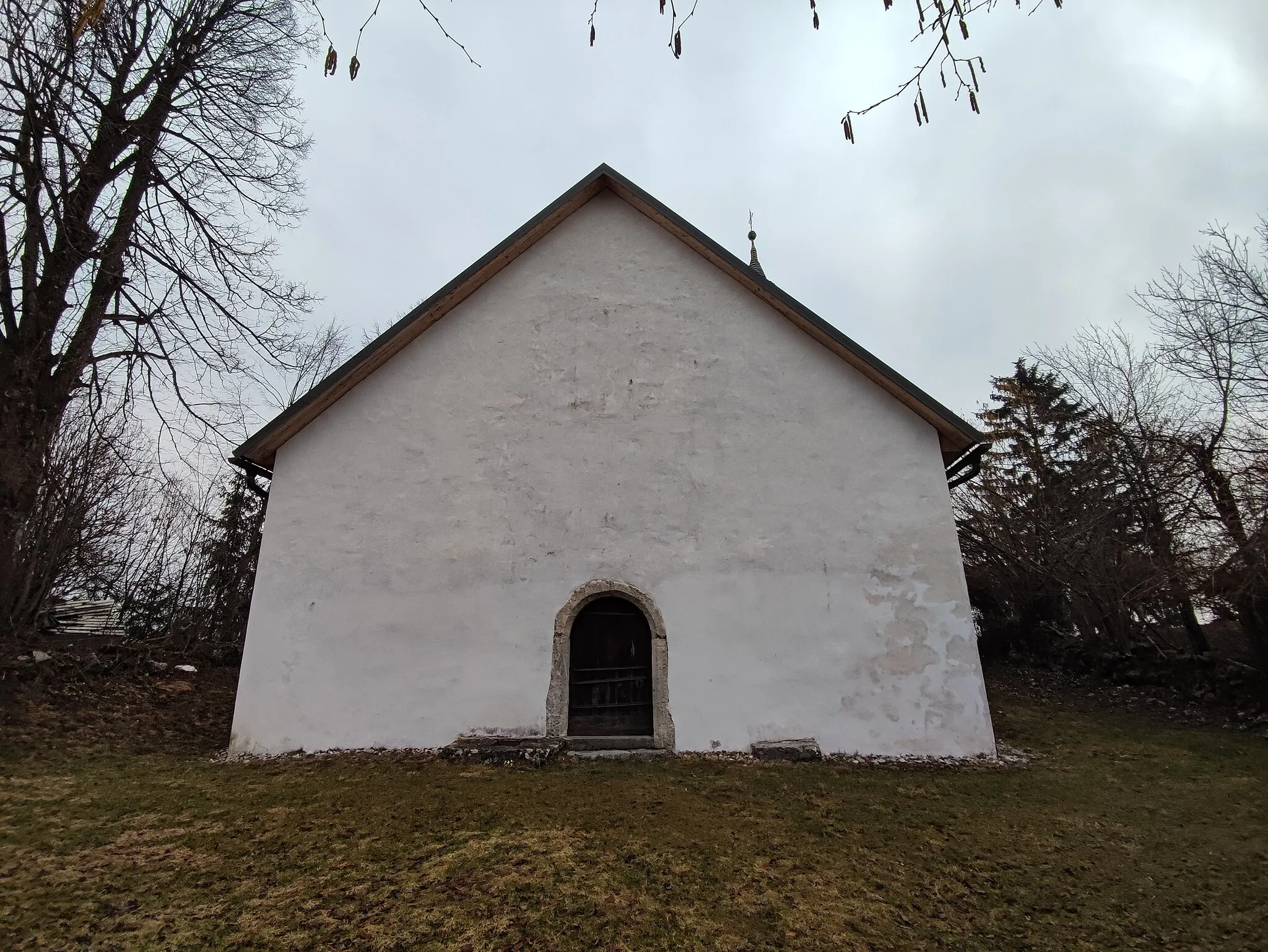 Photo showing: St. Nicholas church in Kuren (officially a hamlet of Stara Vrhnika).