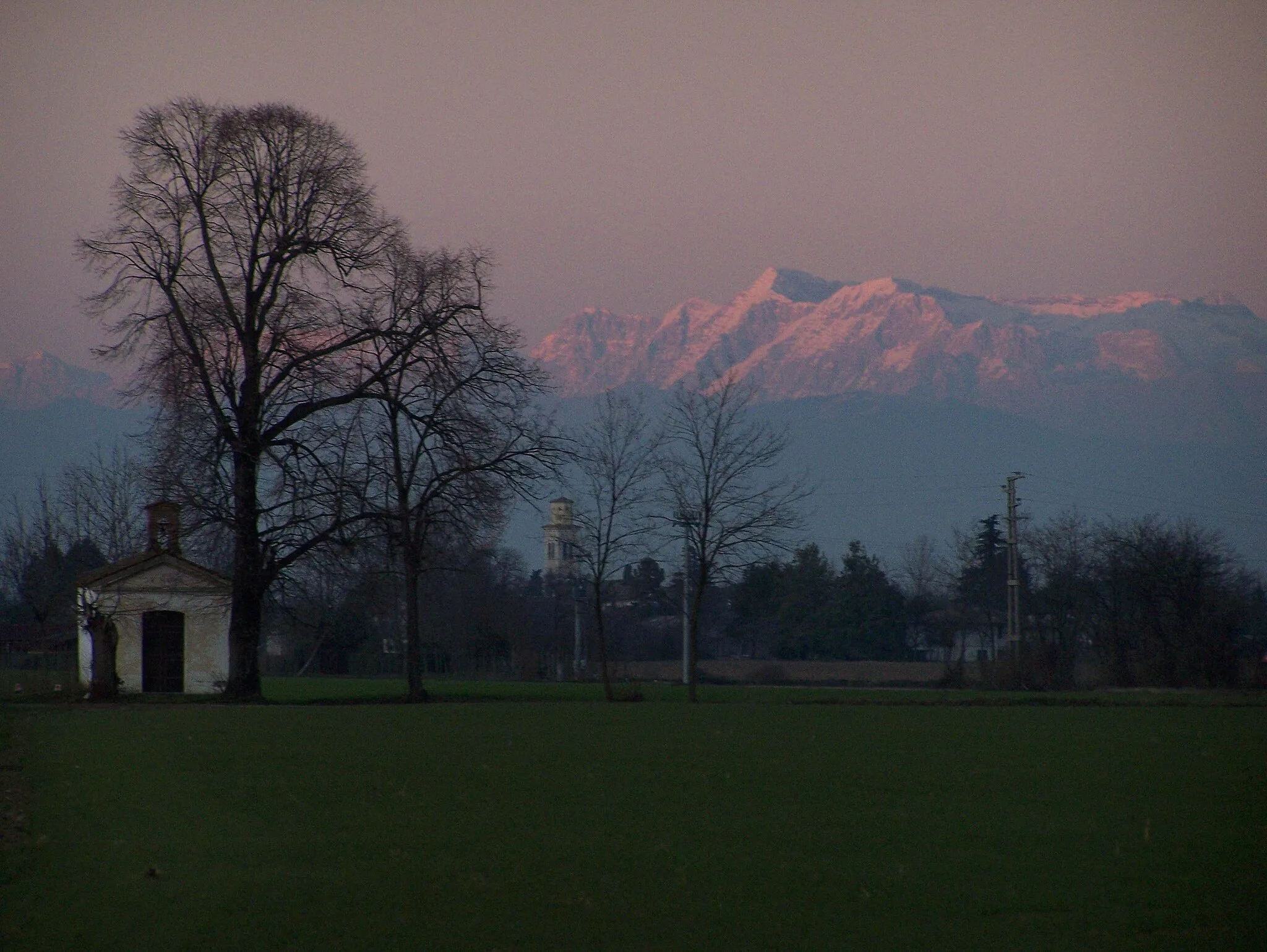 Photo showing: The little church of Madone di Colorêt, near Aiello del Friuli/Dael, Udine, Friuli, Italy