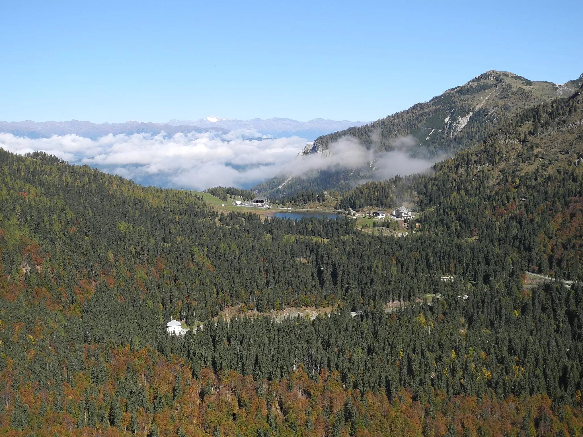 Photo showing: Passo Pramollo - Nassfeldpass, Italy/Austria