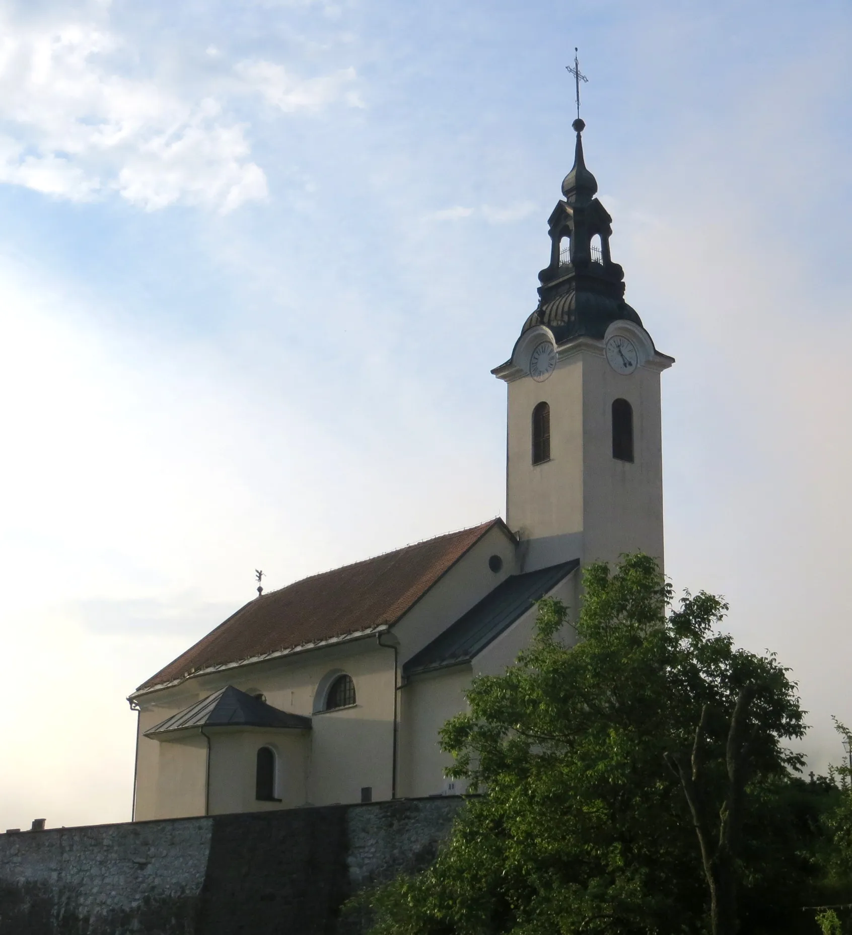 Photo showing: Saint George's Church in Nevlje, Municipality of Kamnik, Slovenia