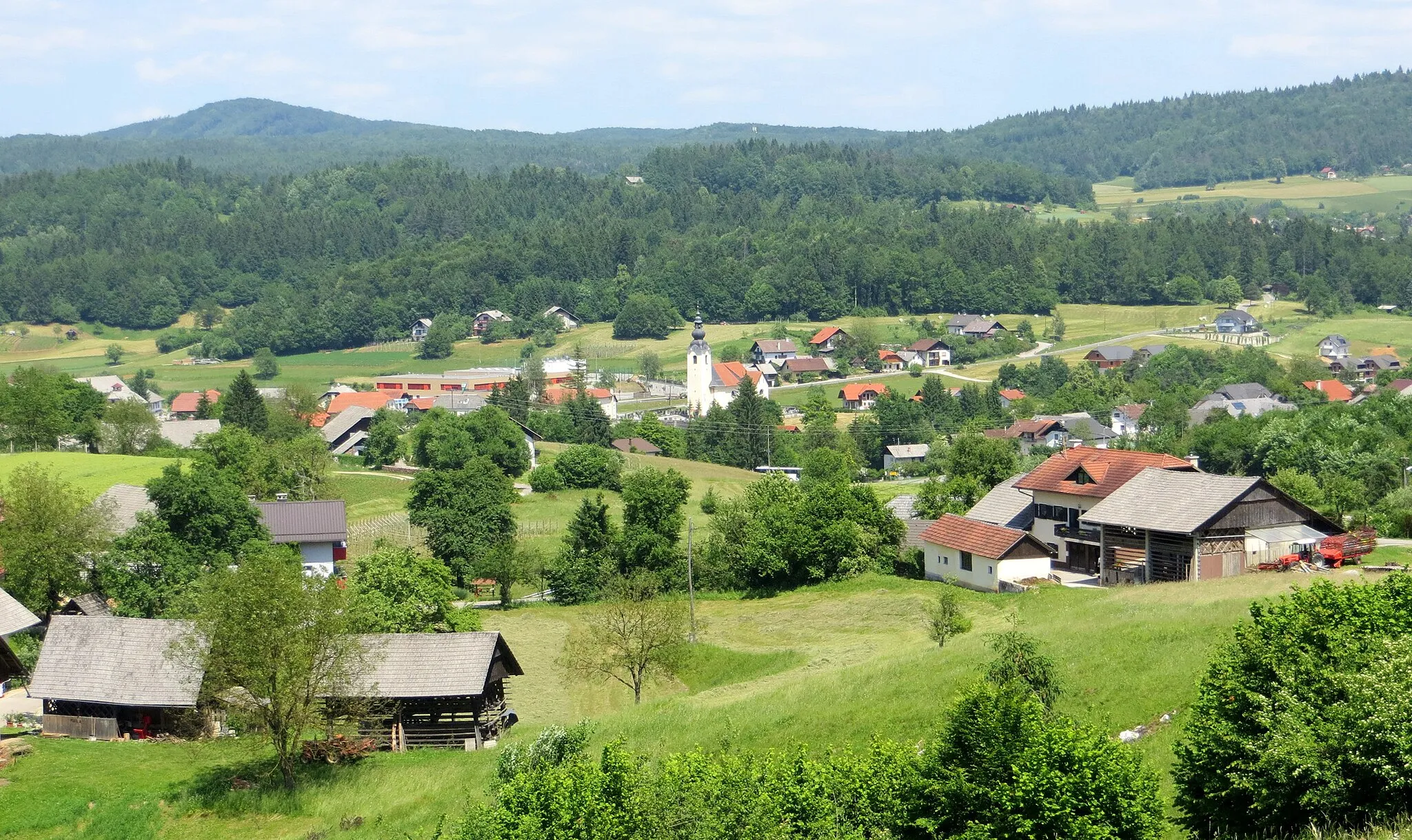 Photo showing: Zagradec, Municipality of Ivančna Gorica, Slovenia