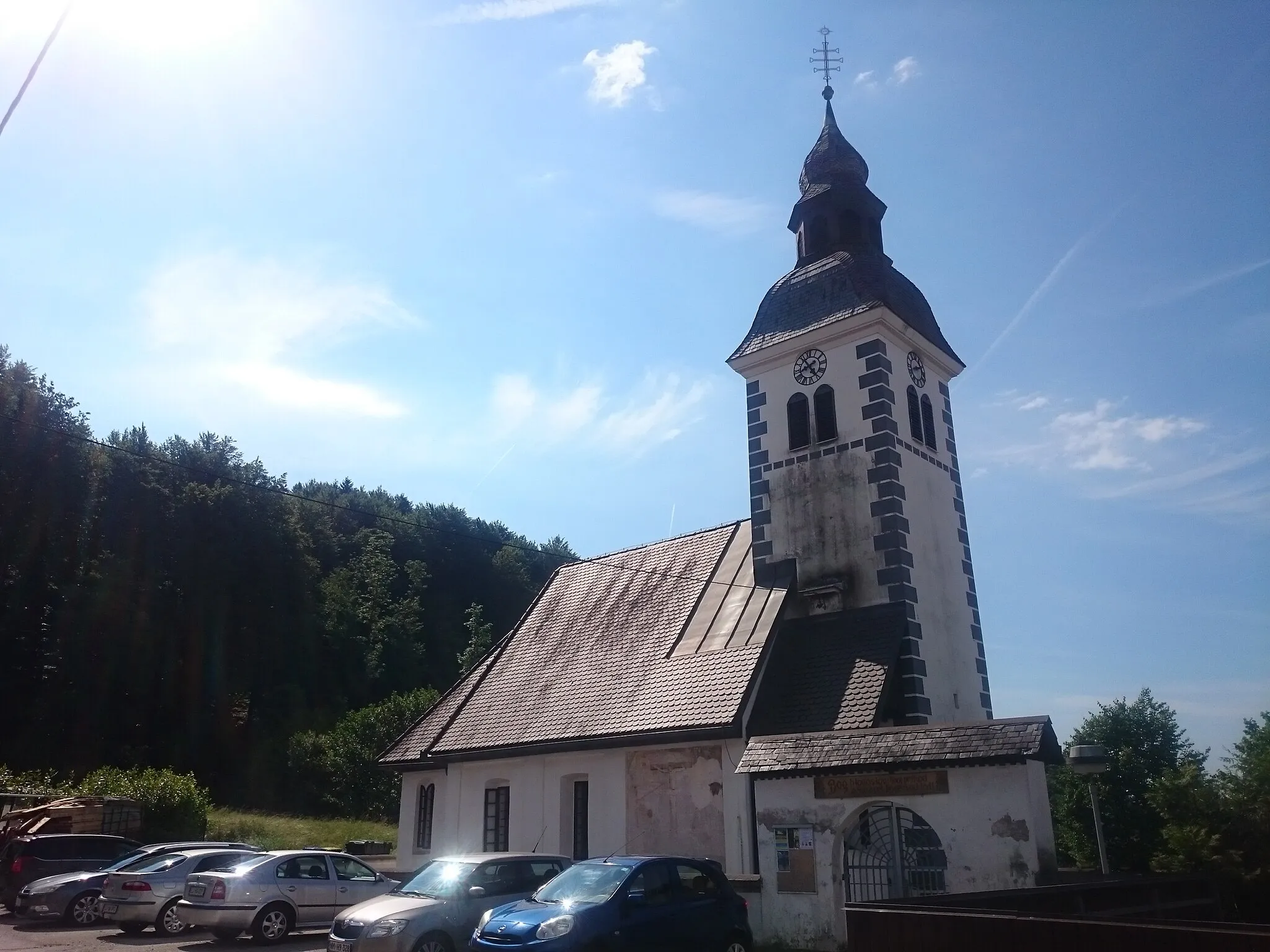 Photo showing: St. John the Baptist's church in Nadgorica, today officially a part of Ljubljana.
