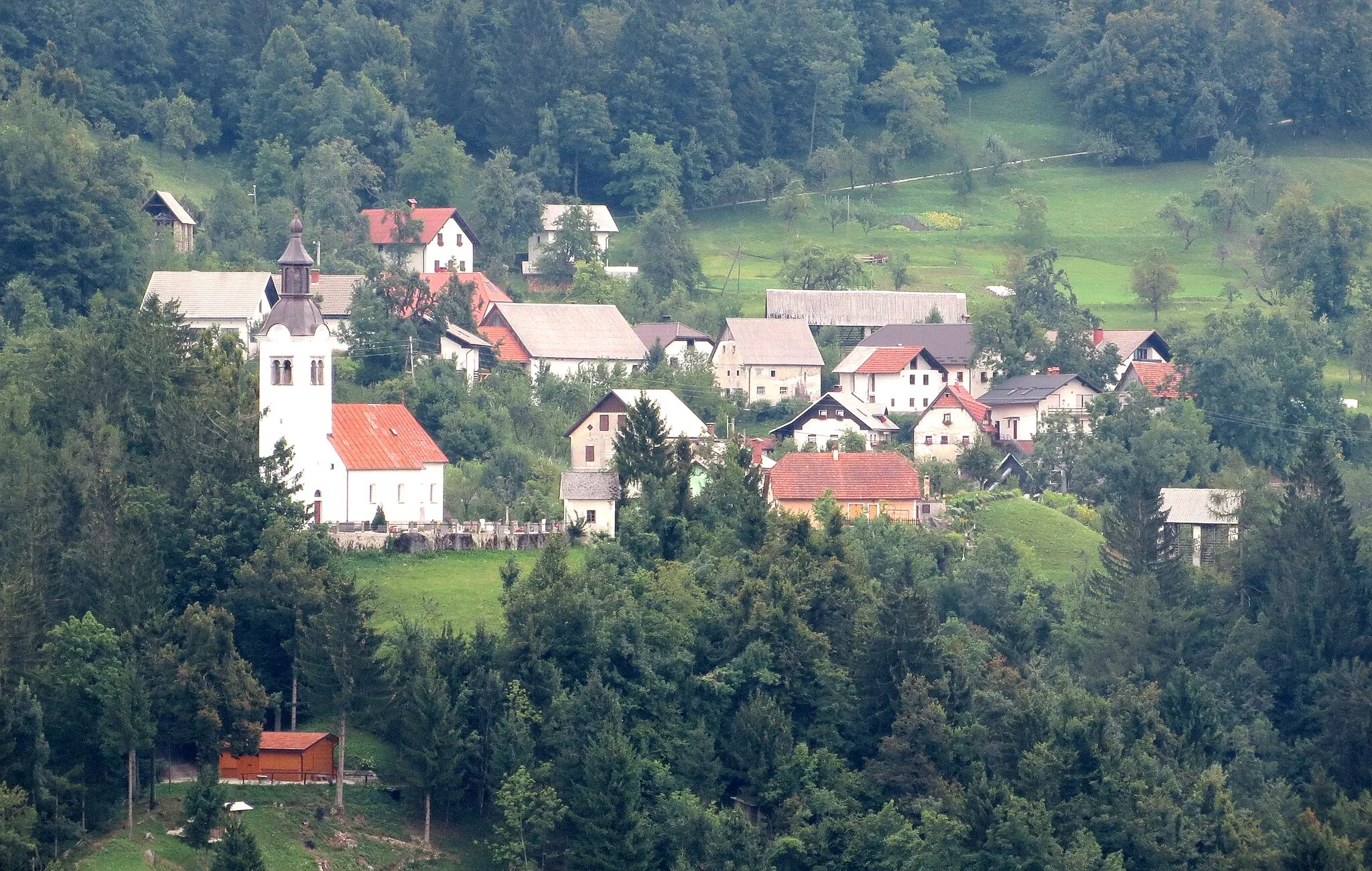 Photo showing: Bukovo, Municipality of Cerkno, Slovenia