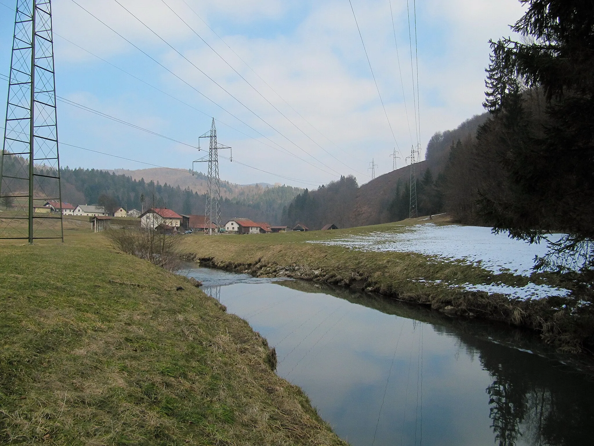 Photo showing: Horjulščica, river in Slovenia