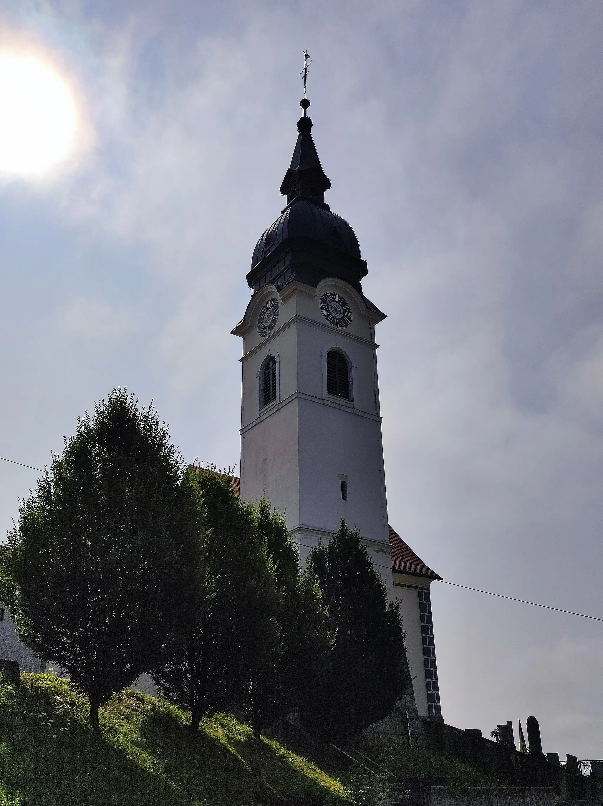 Photo showing: St. Nicholas church in Podgorje near Kamnik.