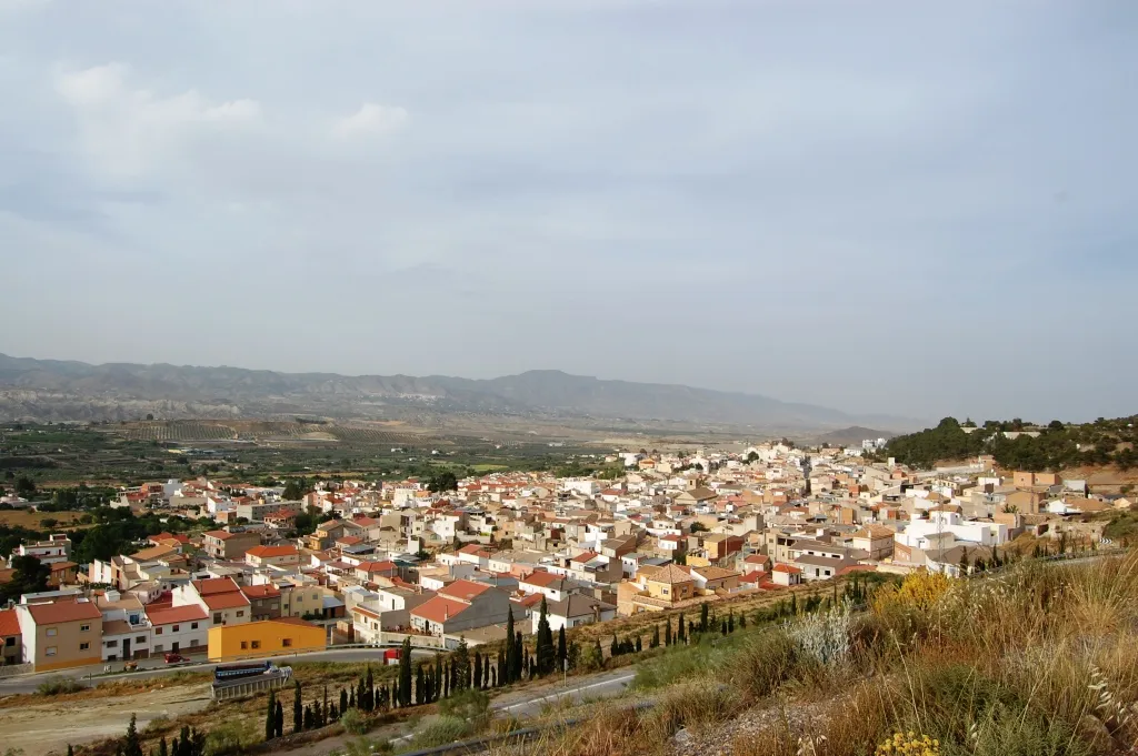 Photo showing: Vista de Tíjola desde el oeste