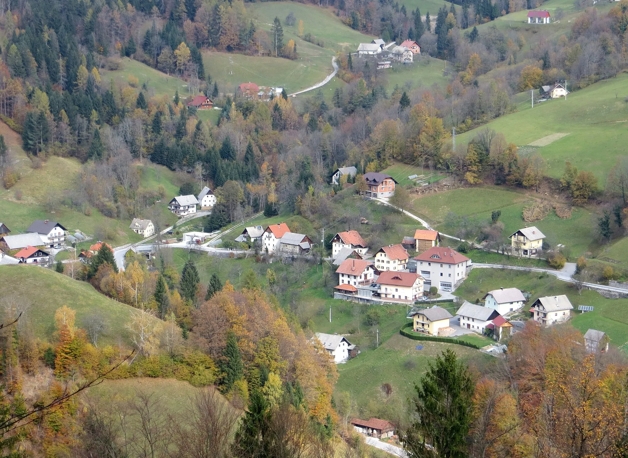 Photo showing: Dolenji Novaki, Municipality of Cerkno, Slovenia