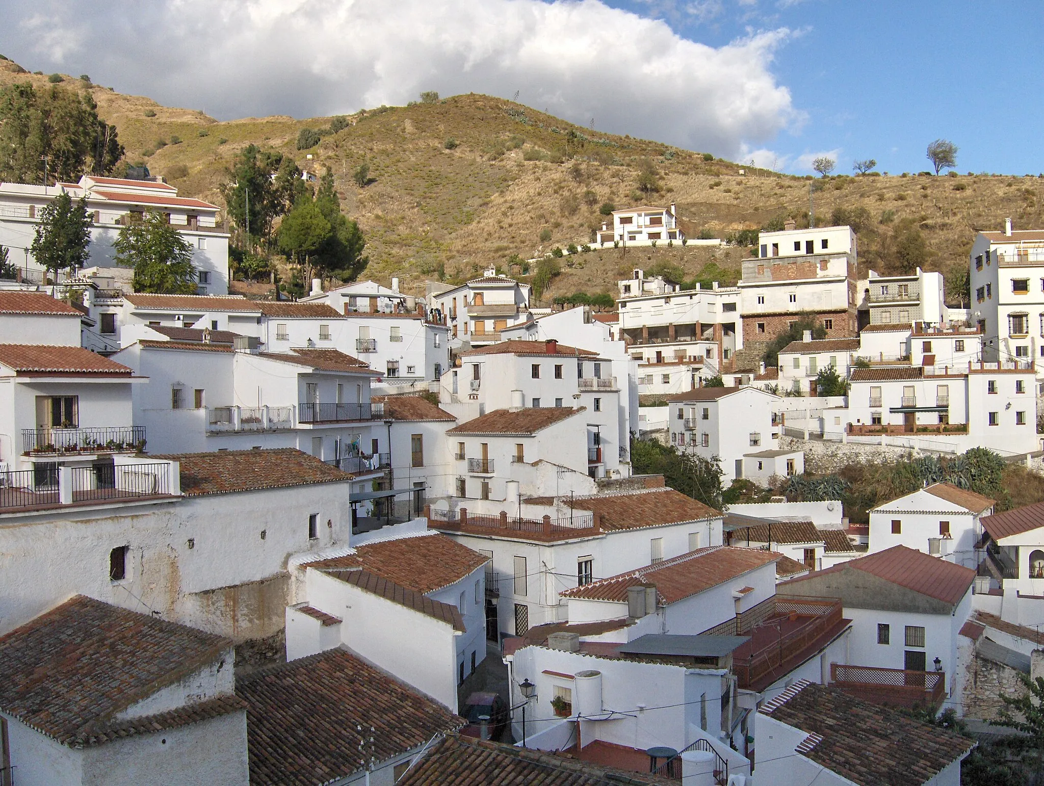Photo showing: View of El Borge, Málaga, Spain
