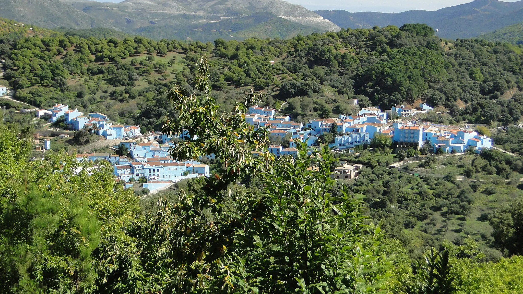 Photo showing: Júzcar (Málaga). Valle del Genal.