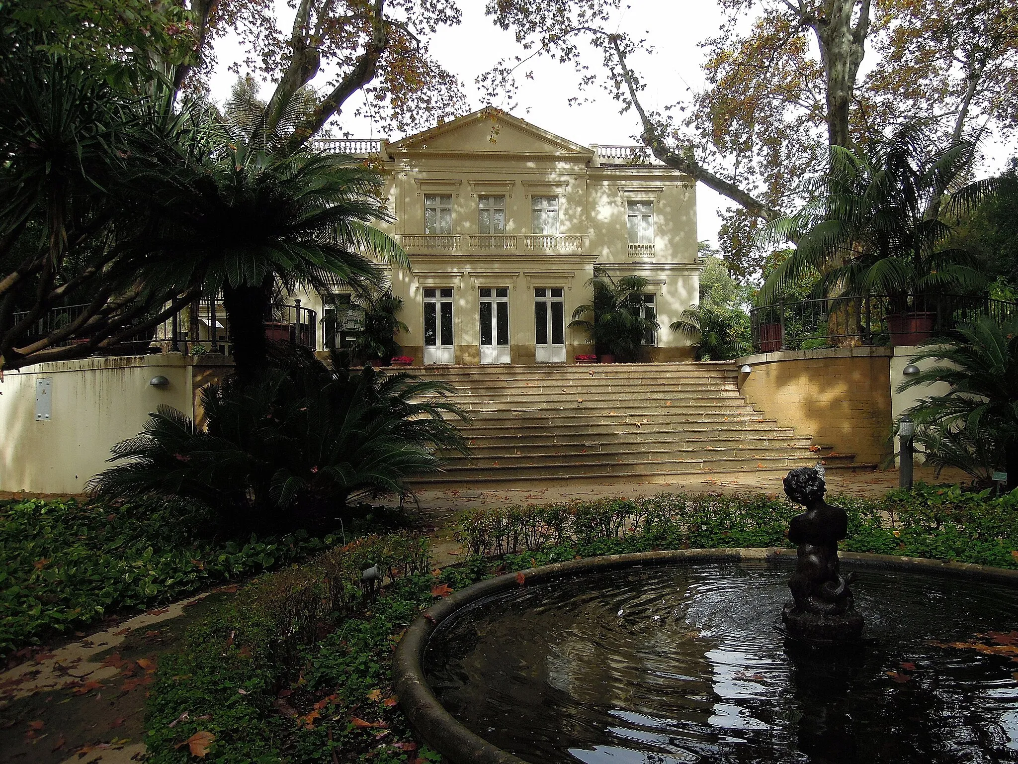 Photo showing: Casa Palacio im Jardín Botánico-Histórico in Málaga
