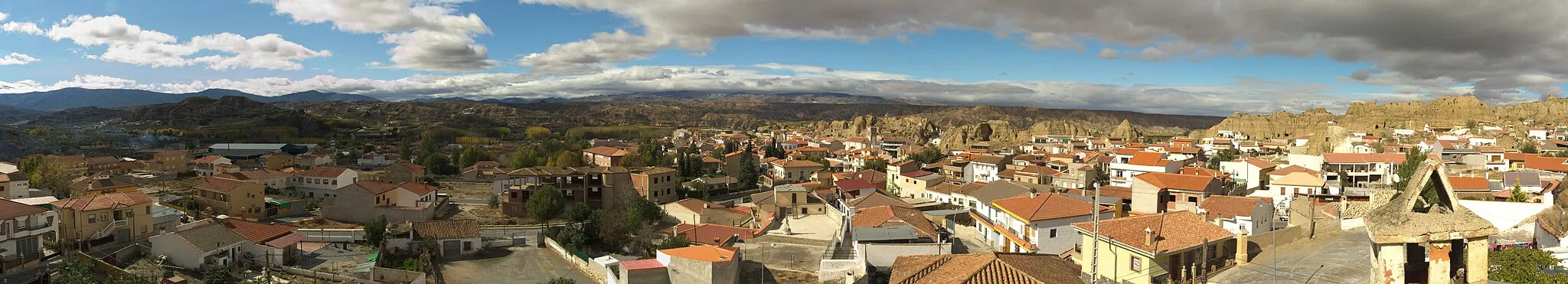 Photo showing: View of Purullena / Granada, Spain
