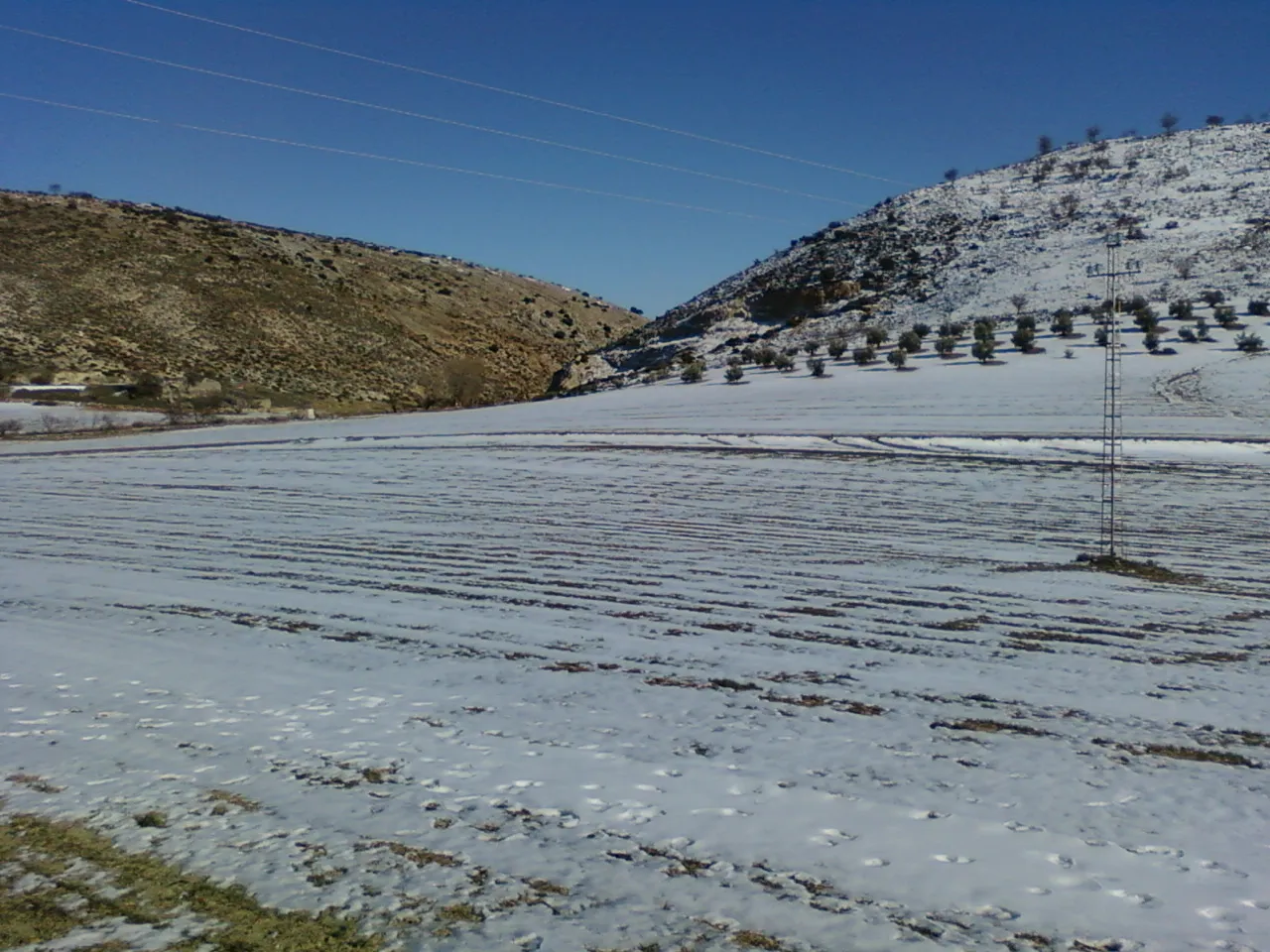 Photo showing: cerradura del arroyo de la ñora, nevado