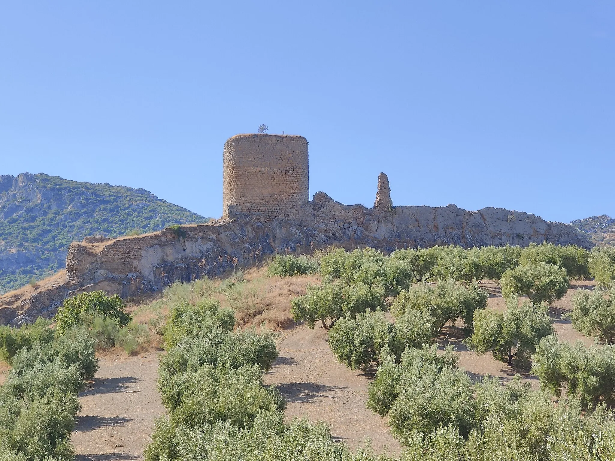 Photo showing: Vista del Castillo del Víboras desde el Norte.