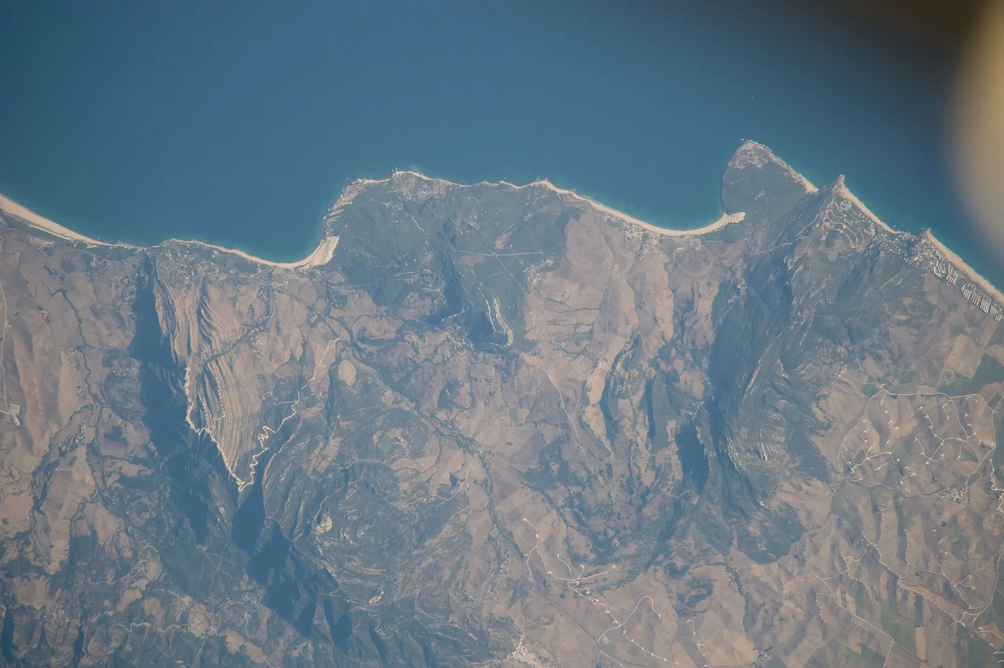 Photo showing: View of Spain taken during ISS Expedition 20.